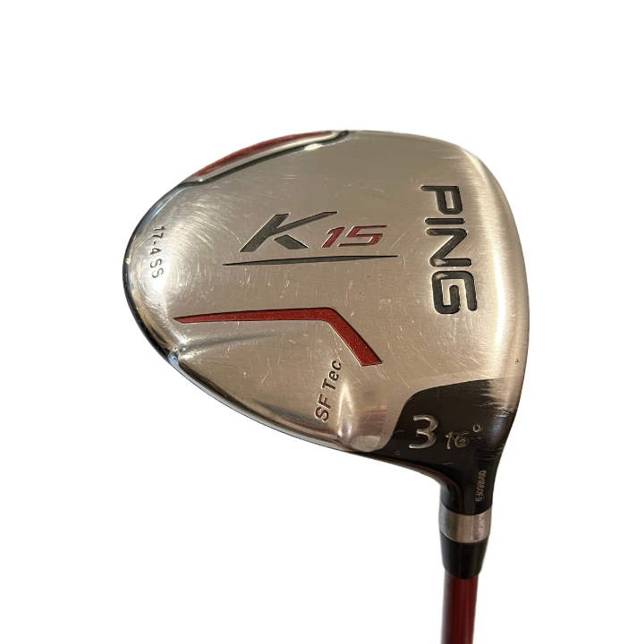 Ping K15 3 Wood 16 Stiff inkl. Headcover Brugt Okay Stand