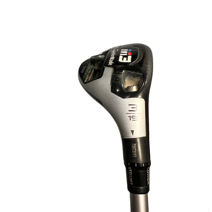 TaylorMade M3 Hybrid Fairway 3/19 inkl. Headcover Brugt Okay Stand