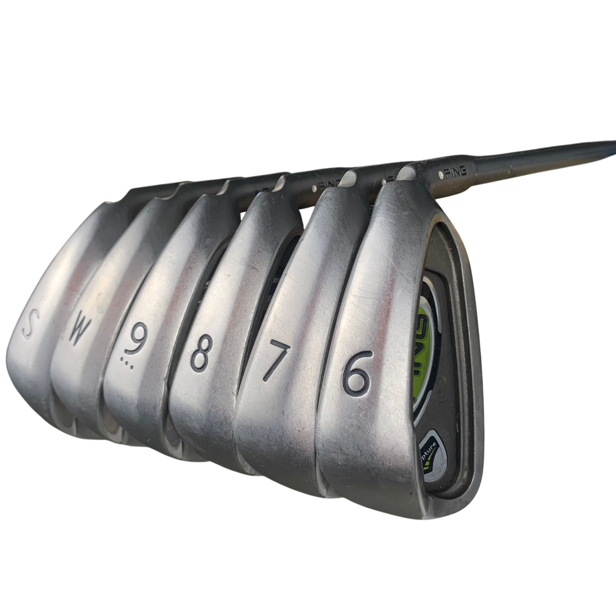 PING Rapture V2 Jernsæt / Flex A-flex / 6-PW + S / Grafit galleri billede 2 - brugt golf udstyr i god stand