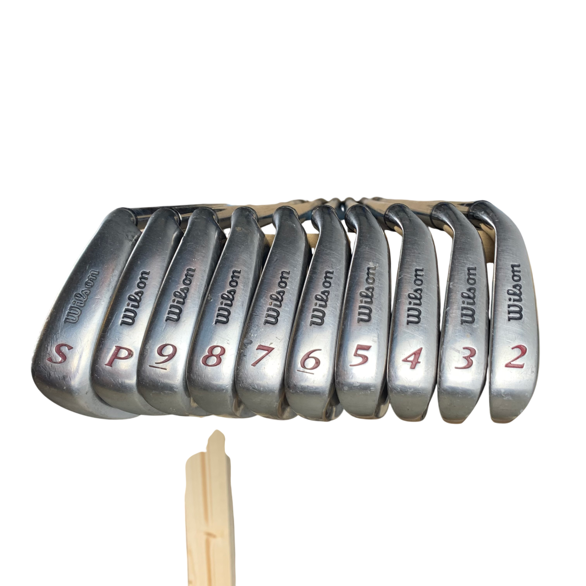 Wilson Deep Red Jernsæt / Flex Stiff / 2-SW / Stål galleri billede 1 - brugt golf udstyr i god stand