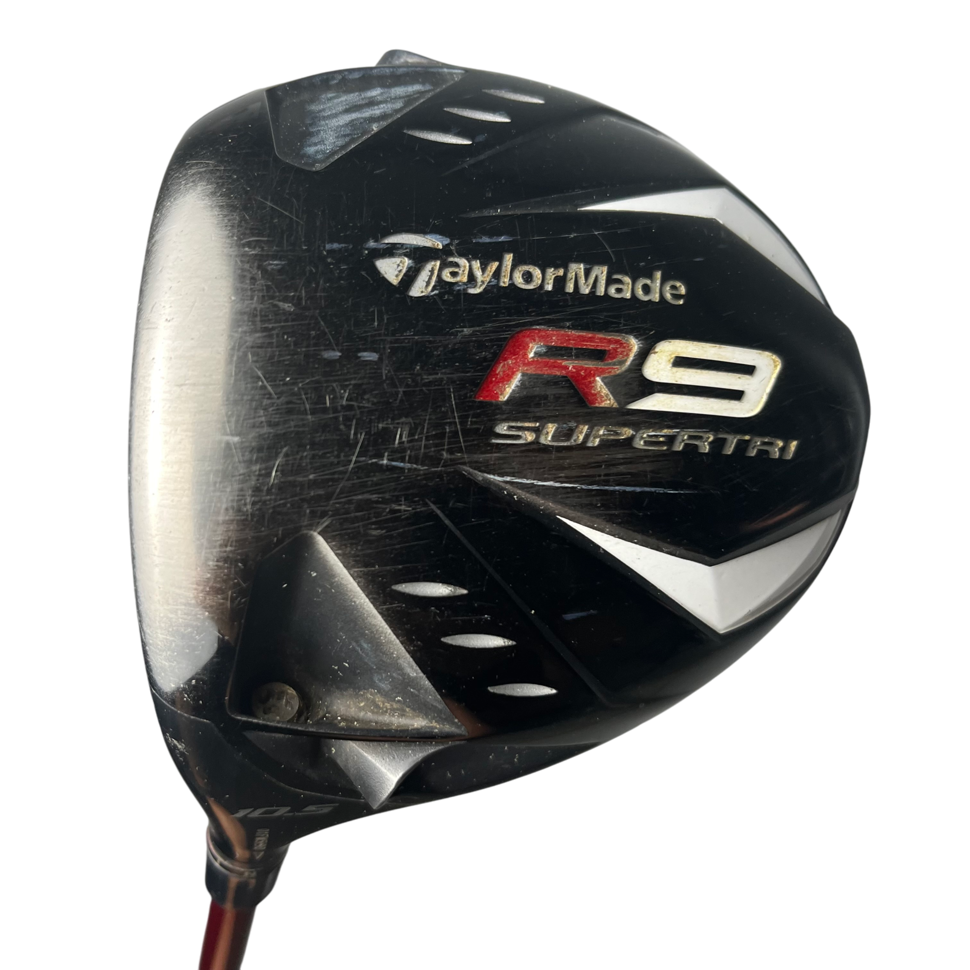 TaylorMade r9 Supertri Driver / Flex Regular / Loft 10,5 Venstre hovedbillede - brugt golf udstyr i god stand