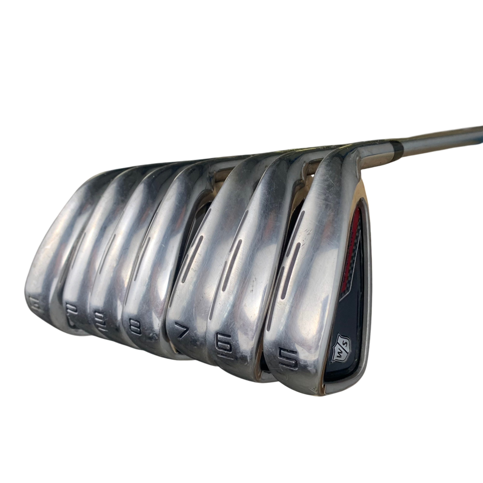 Wilson DynaPWR Carbon Jernsæt / Flex Stiff / 5-G / Grafit galleri billede 2 - brugt golf udstyr i god stand