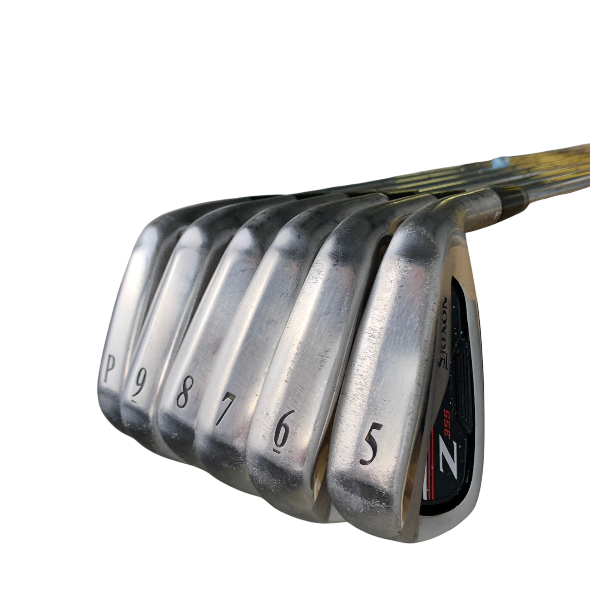 Srixon z355 Jernsæt / Flex X-Stiff / 5-PW / Stål galleri billede 2 - brugt golf udstyr i god stand