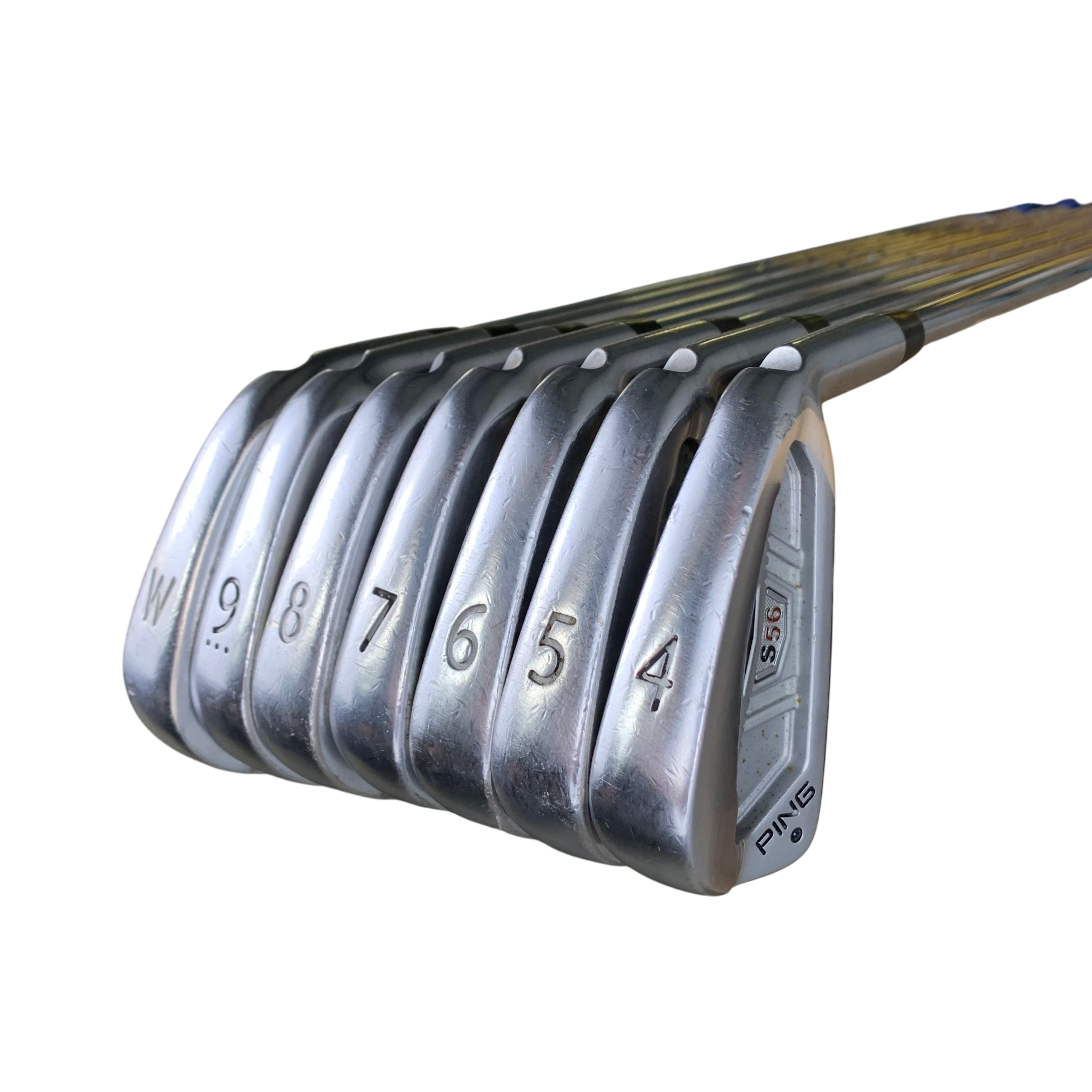 PING S56 Jernsæt / Flex Stiff / 4-PW / Stål galleri billede 2 - brugt golf udstyr i god stand