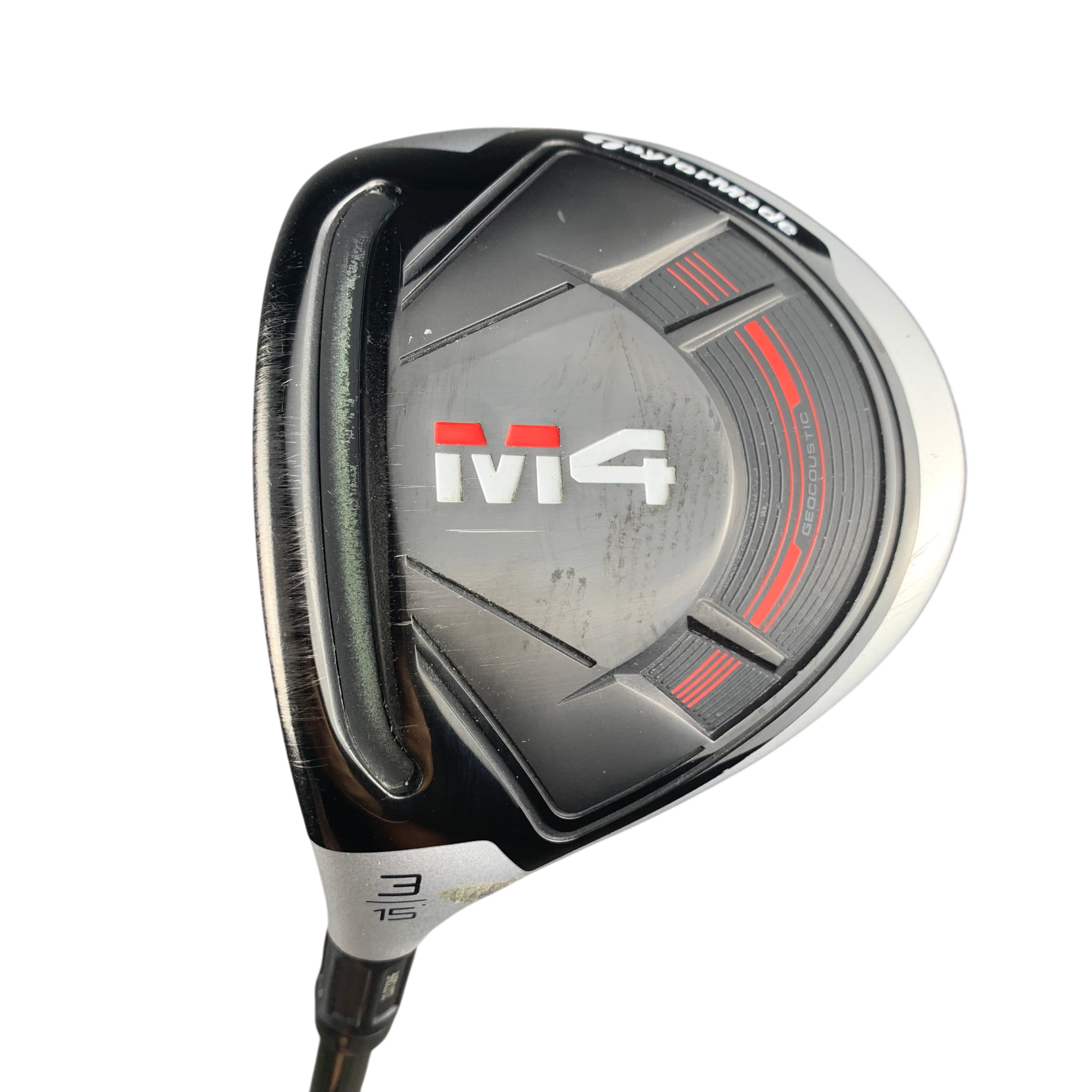 TaylorMade M4 2021 Fairway Wood / Flex Regular / Grafit / #3/15 Venstre hovedbillede - brugt golf udstyr i god stand