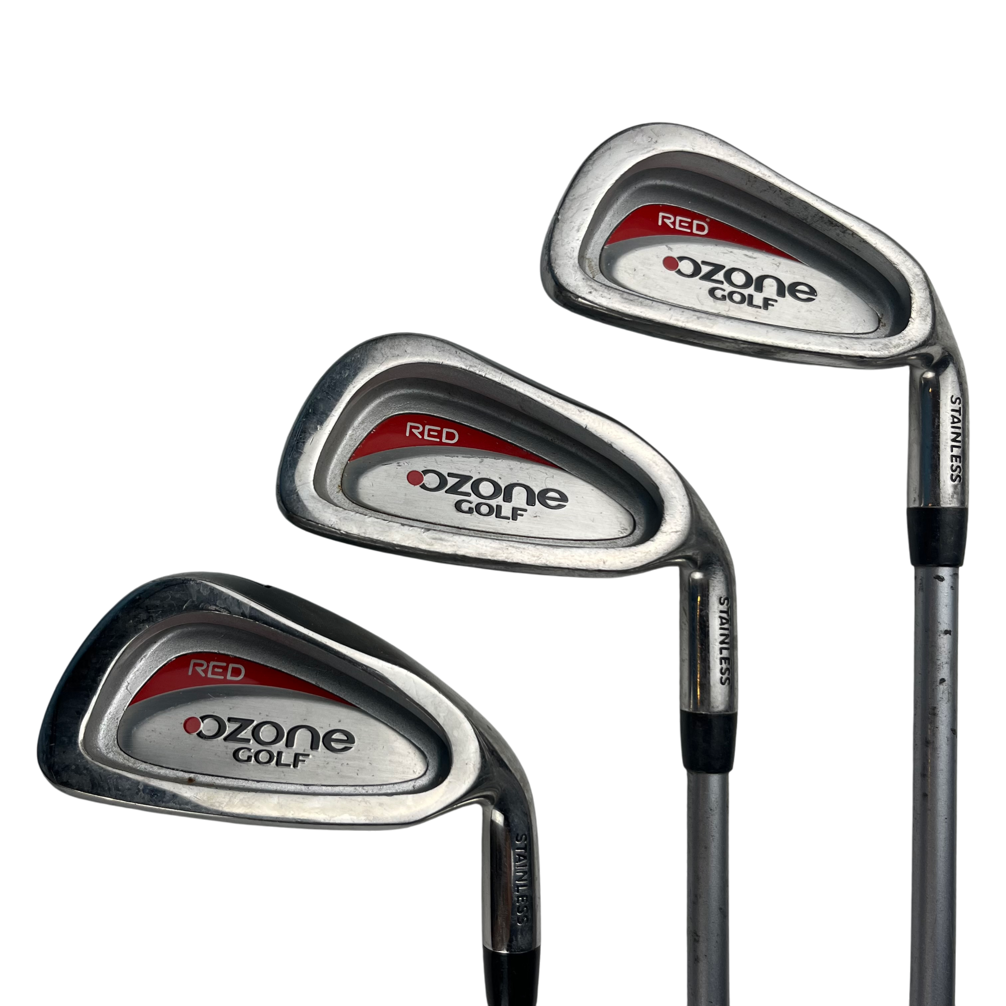 Ozone Ozone Red Jernsæt / Flex Ladies / 5-PW / Grafit hovedbillede - brugt golf udstyr i god stand
