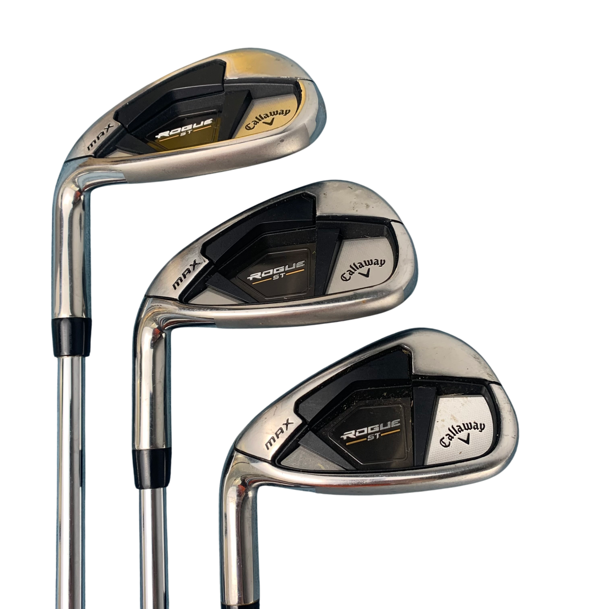 Callaway Rogue ST Max Jernsæt / Flex Regular / 5-PW / Stål Venstre hovedbillede - brugt golf udstyr i god stand