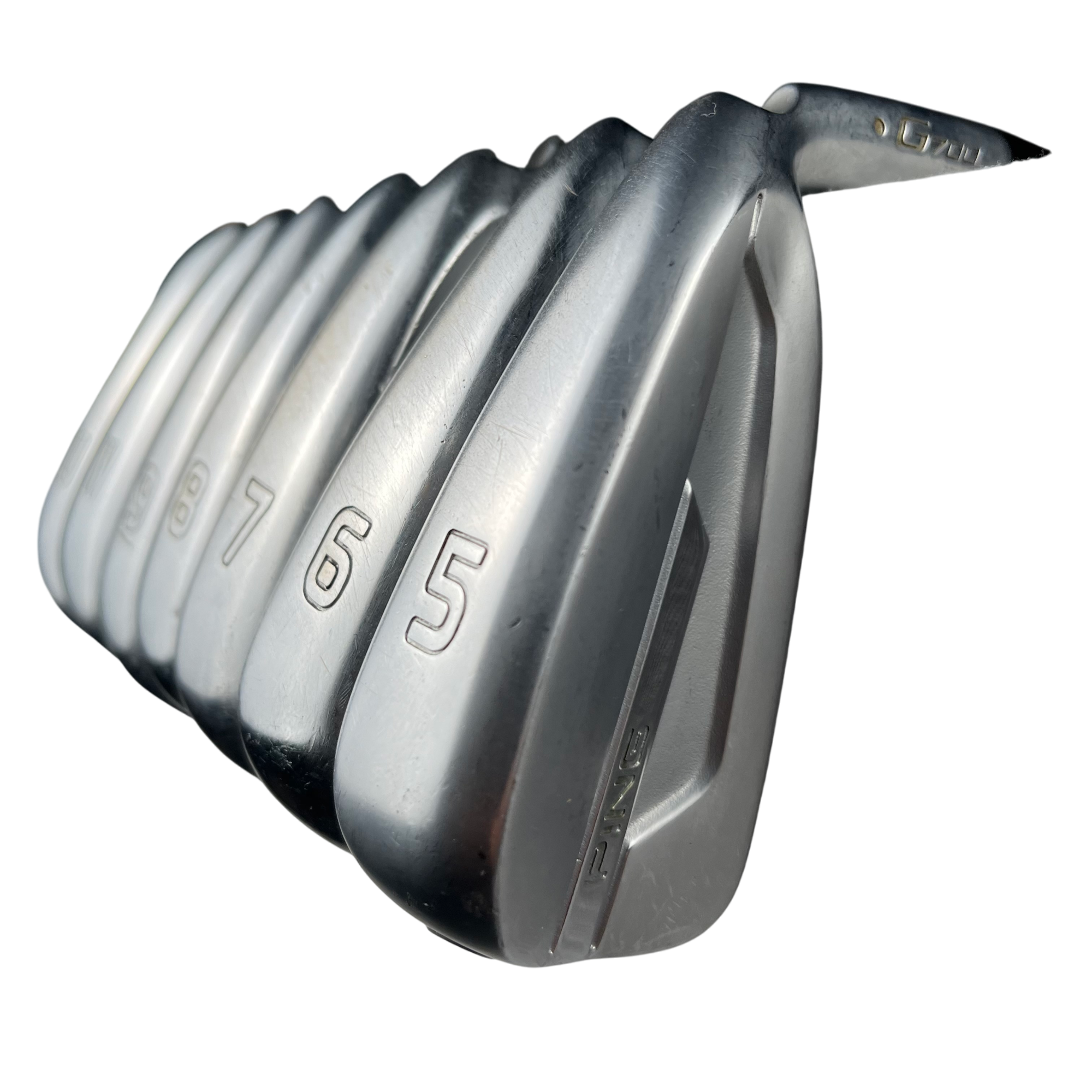 PING G700 Jernsæt / Flex Regular / 5-P + U / Grafit galleri billede 2 - brugt golf udstyr i god stand