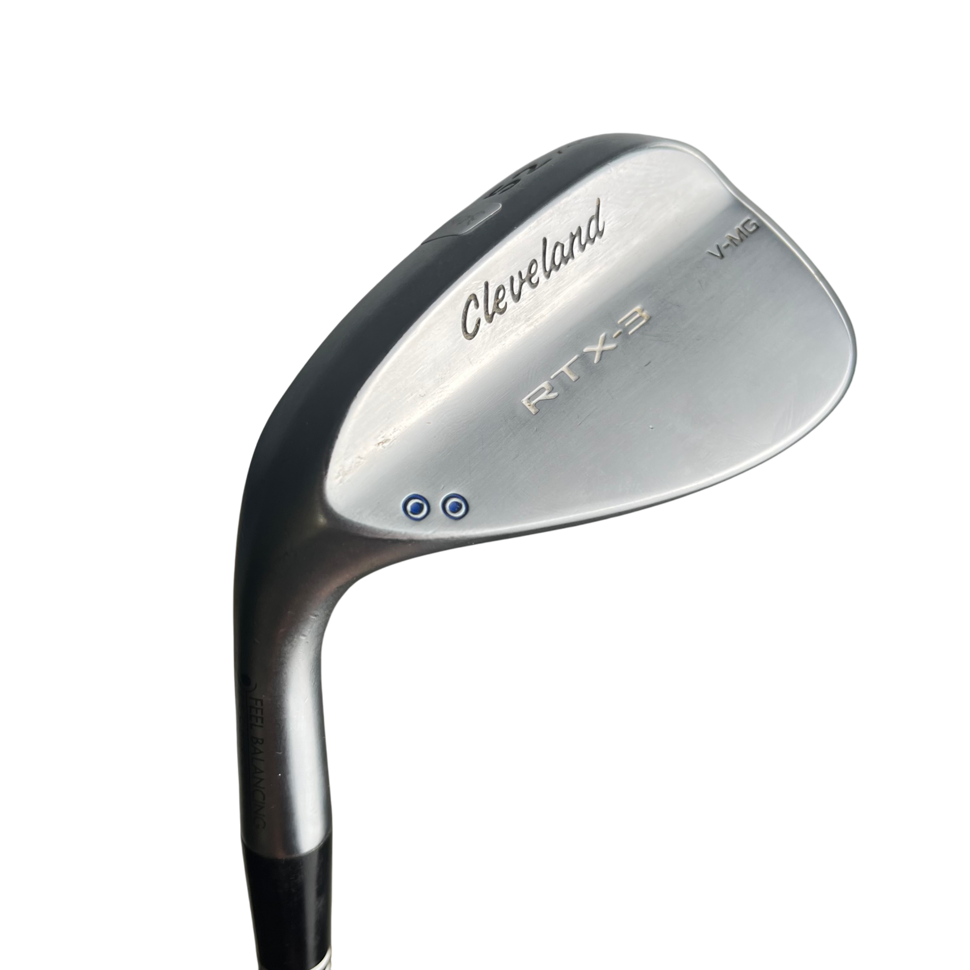 Cleveland RTX-3 CB Tour Satin Chrome Wedge / Stål / #52/10 Venstre hovedbillede - brugt golf udstyr i god stand