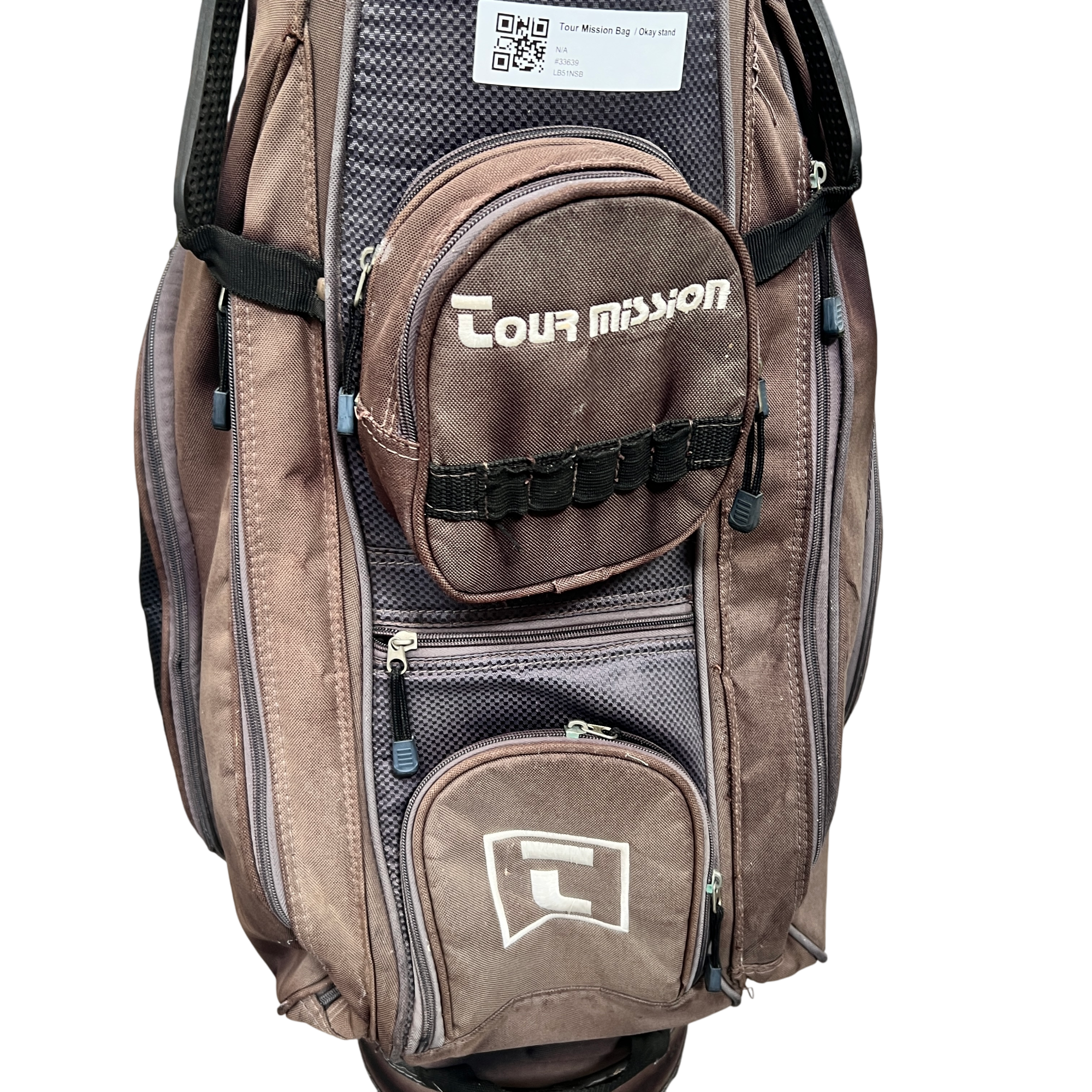Tour Tour Bag / 10-Way / Brown galleri billede 1 - brugt golf udstyr i god stand