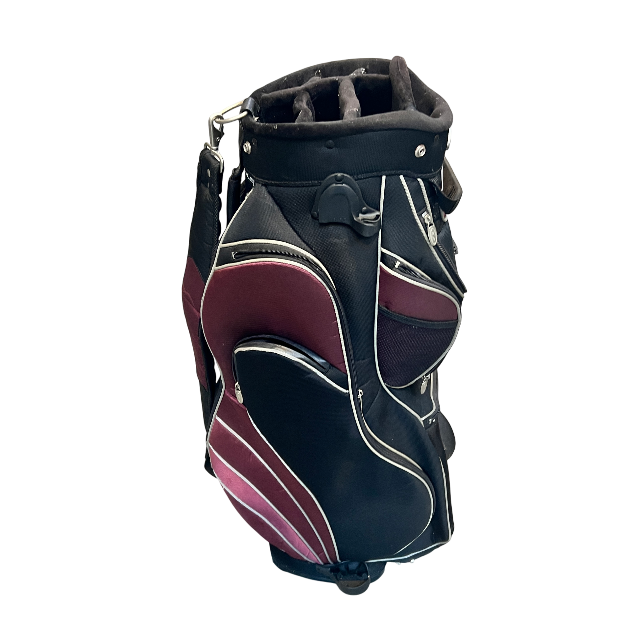 GO Cart Bag / 7-Way / Black galleri billede 1 - brugt golf udstyr i god stand