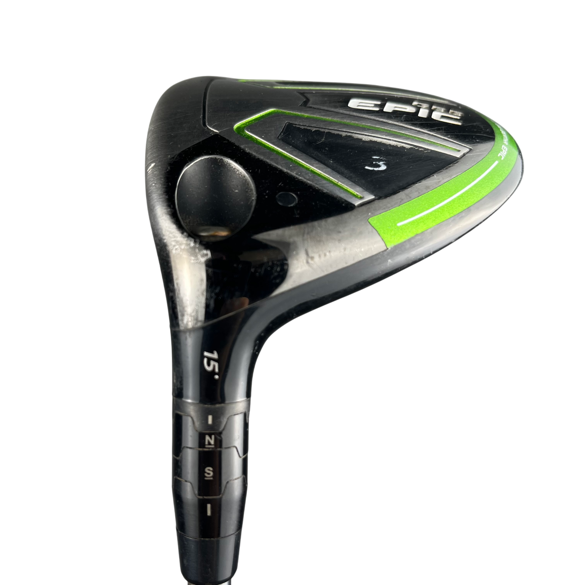 Callaway Epic GBB Fairway Wood / Flex Stiff / Grafit / #3/15 Venstre galleri billede 1 - brugt golf udstyr i god stand