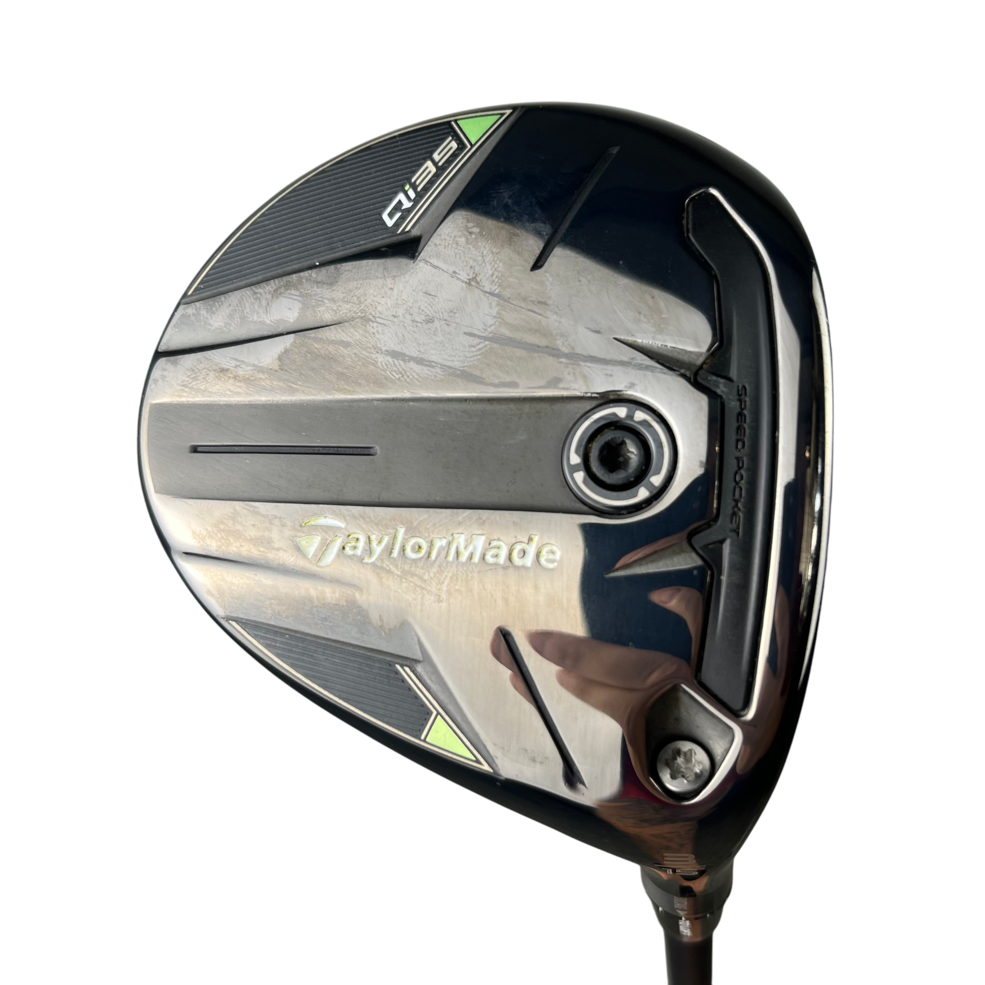 TaylorMade Qi35 Fairway Wood / Flex Stiff / Grafit / #3/15 hovedbillede - brugt golf udstyr i god stand