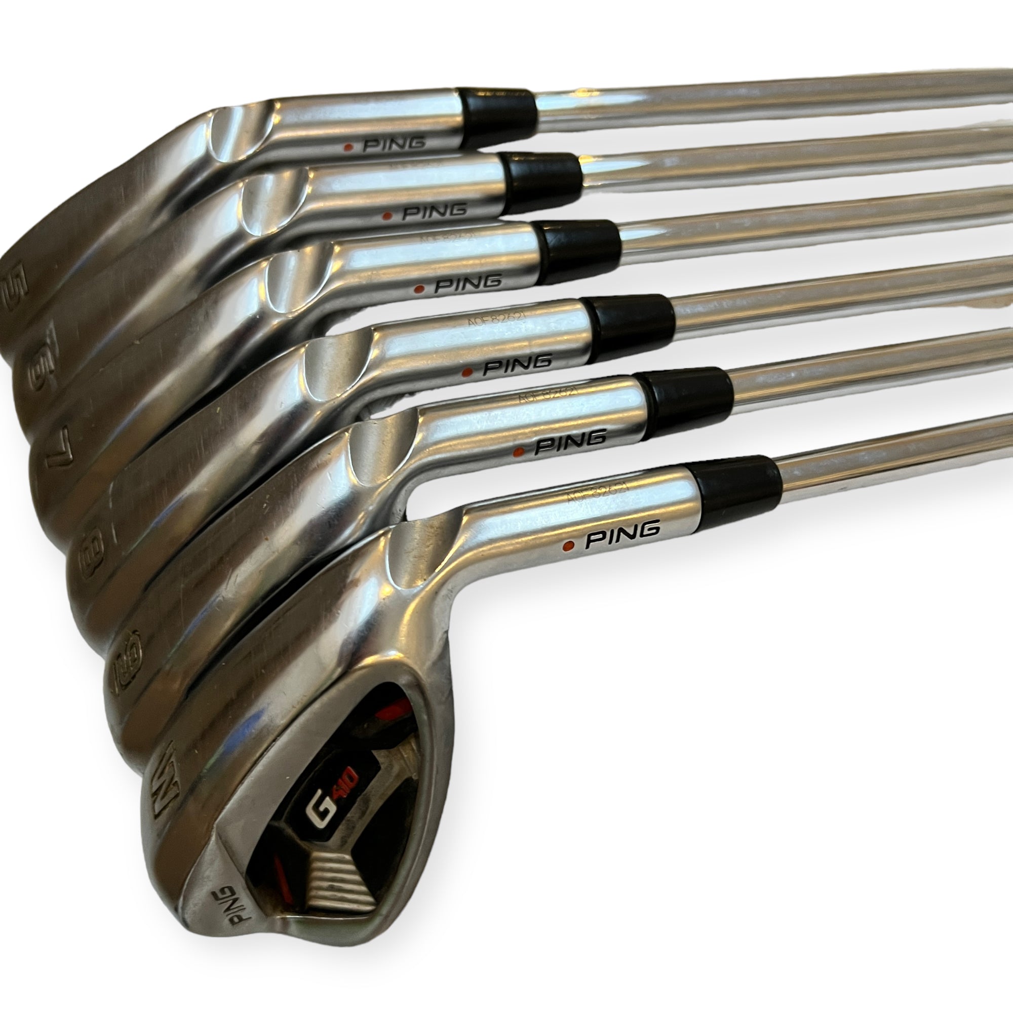 Ping G410 Jernsæt / 5-PW / Flex Regular / Orange Dot / Stål