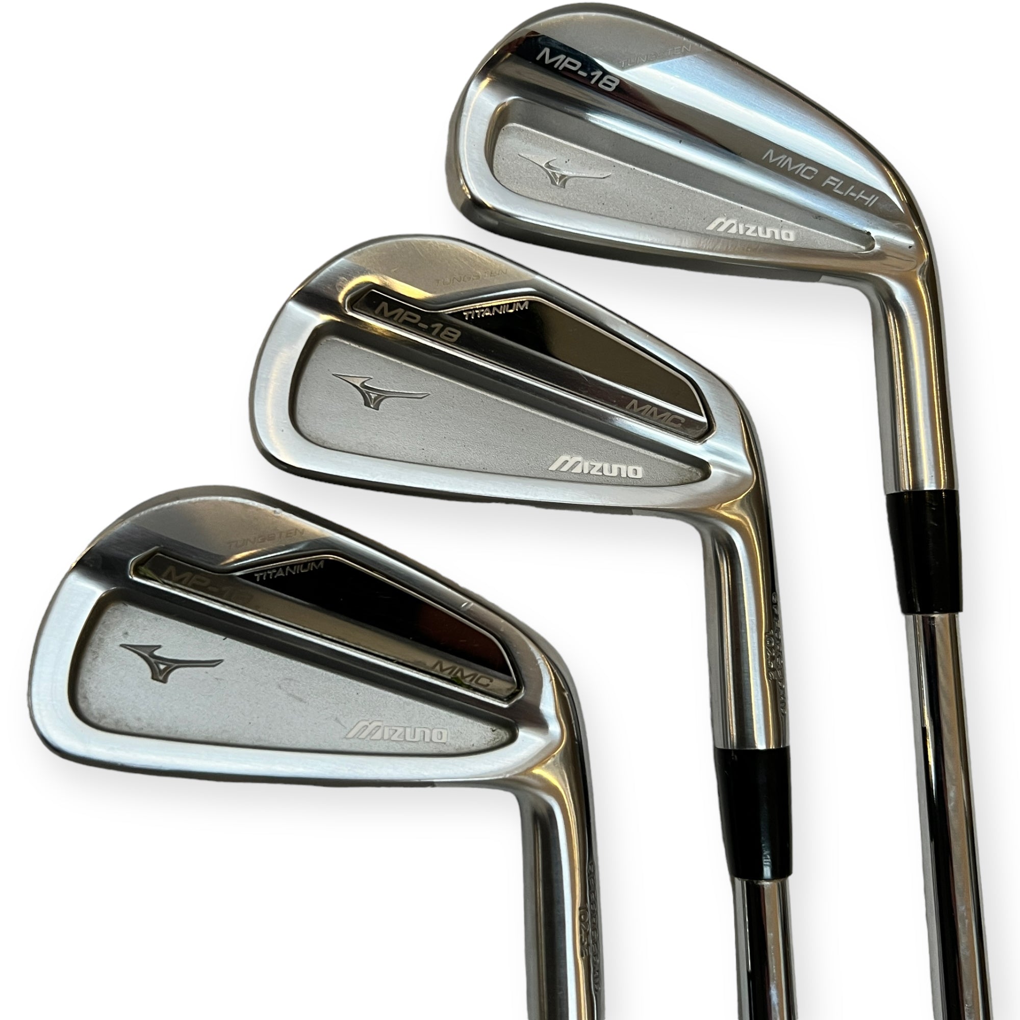 Mizuno MP-18 MMC jernsæt / 3-PW / Flex X-Stiff / stål