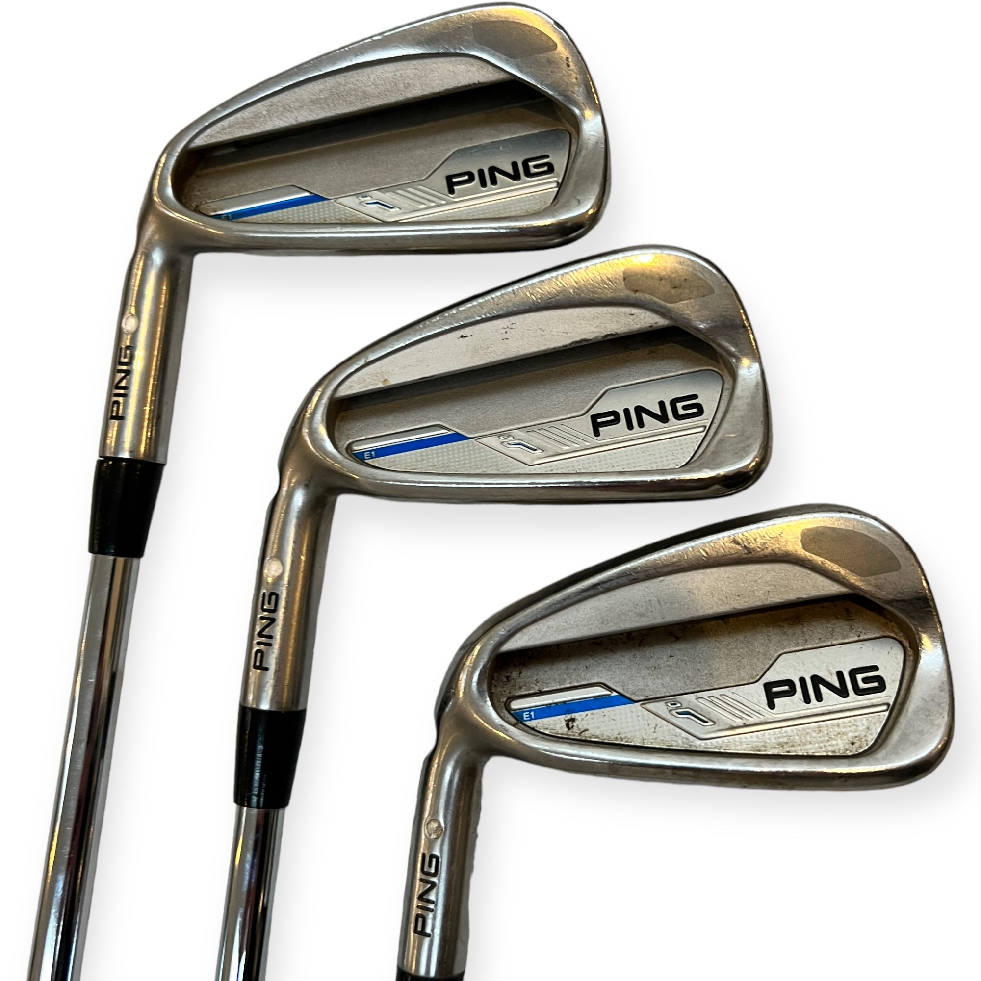 Ping i Series E1 / 5-PW / Venstre / Flex Regular / stål / White dot
