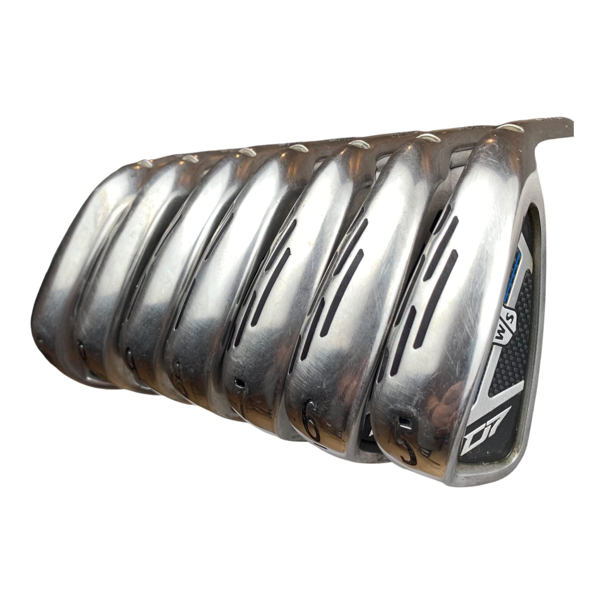 Wilson Staff D7 jernsæt / Længde +0,75" / Flex Stiff / 5-P+S / Stål