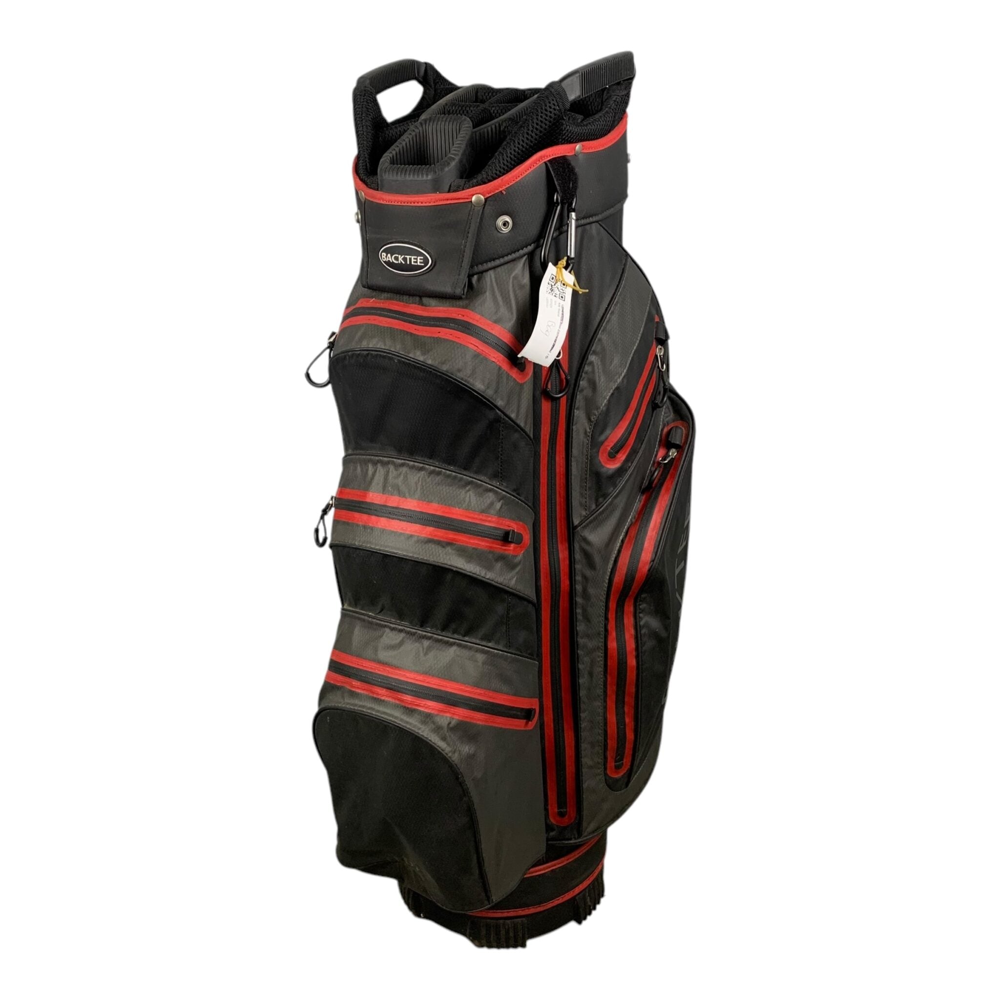 BackTee CartBag / Black/Red / 14 Rum