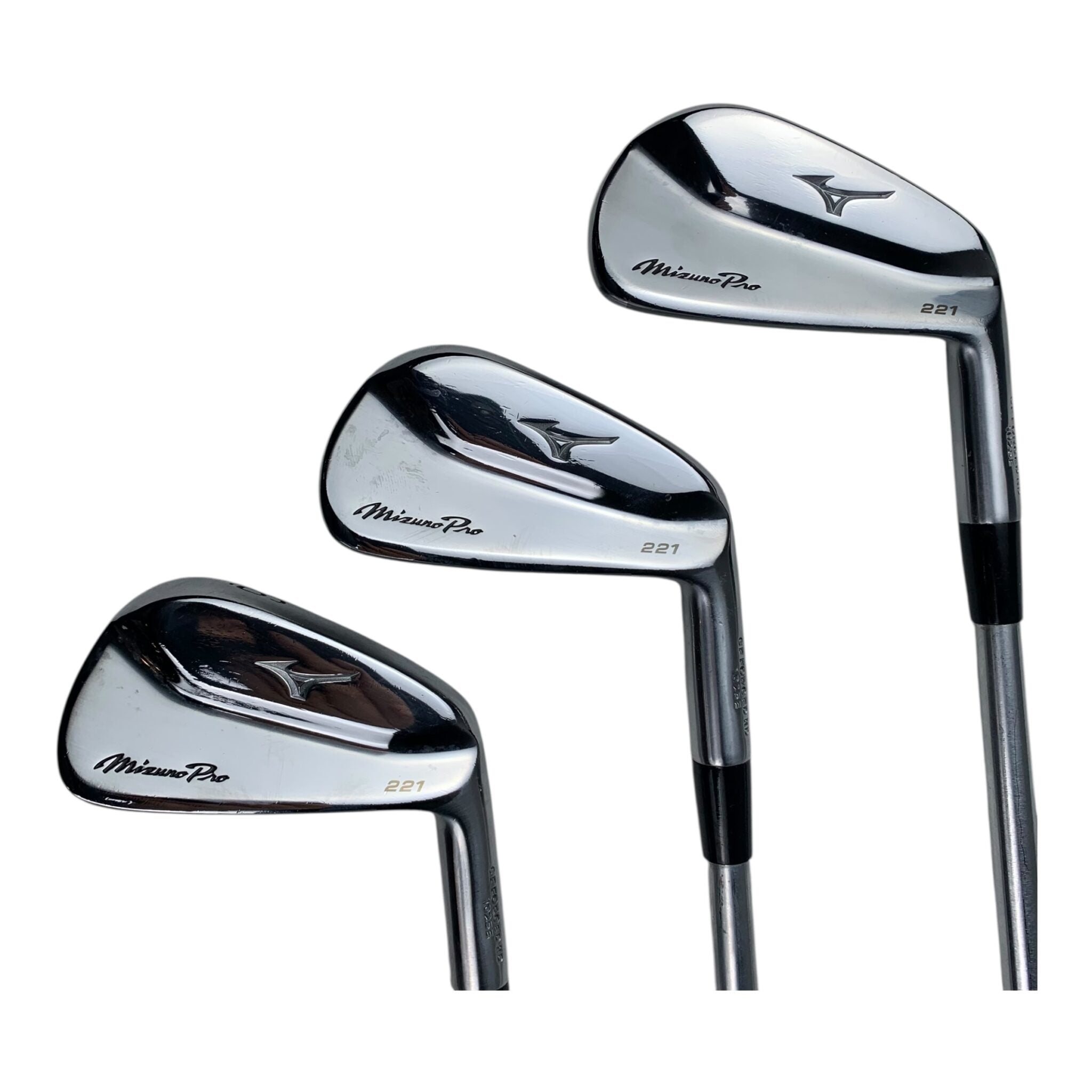 Mizuno Pro 221 Jernsæt / Flex Stiff / 4-PW  / Stål