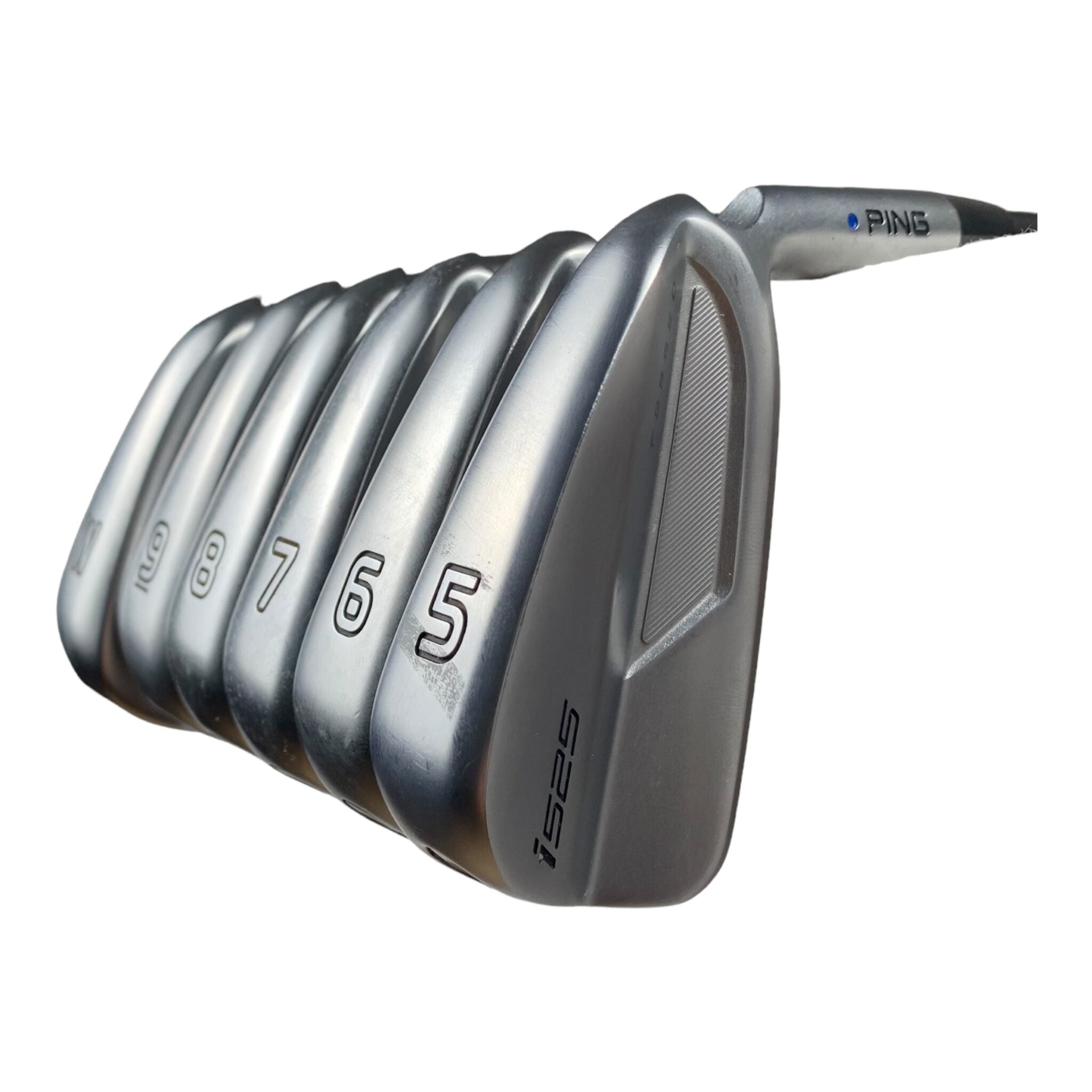 Ping i525 jernsæt / Flex A (Senior) / 5-PW / Grafit / Lie = Blue Dot (1 Upright)