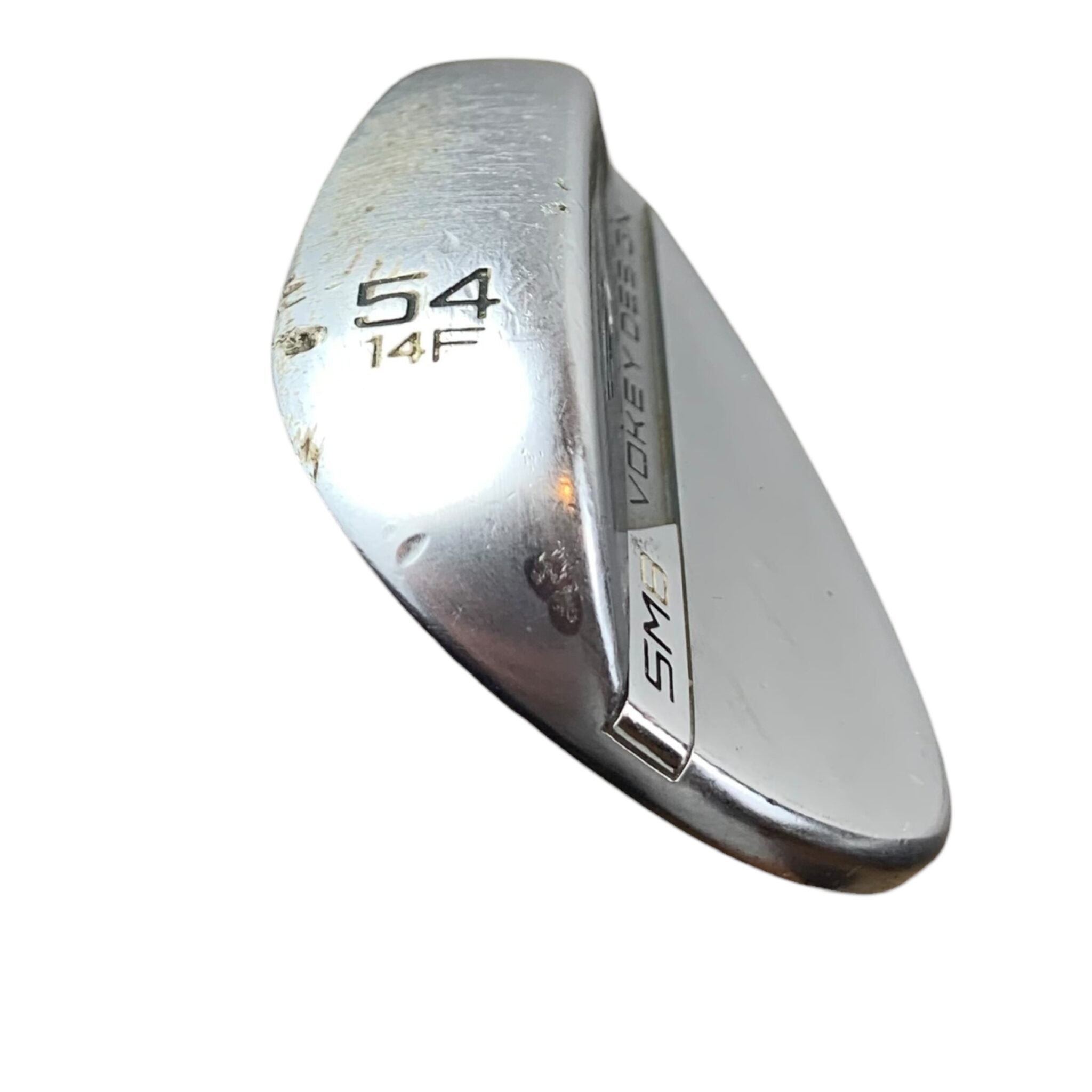 Titleist Vokey SM8 Brushed Steel Wedge / #54/14 F Grind / MCC Std. Grip