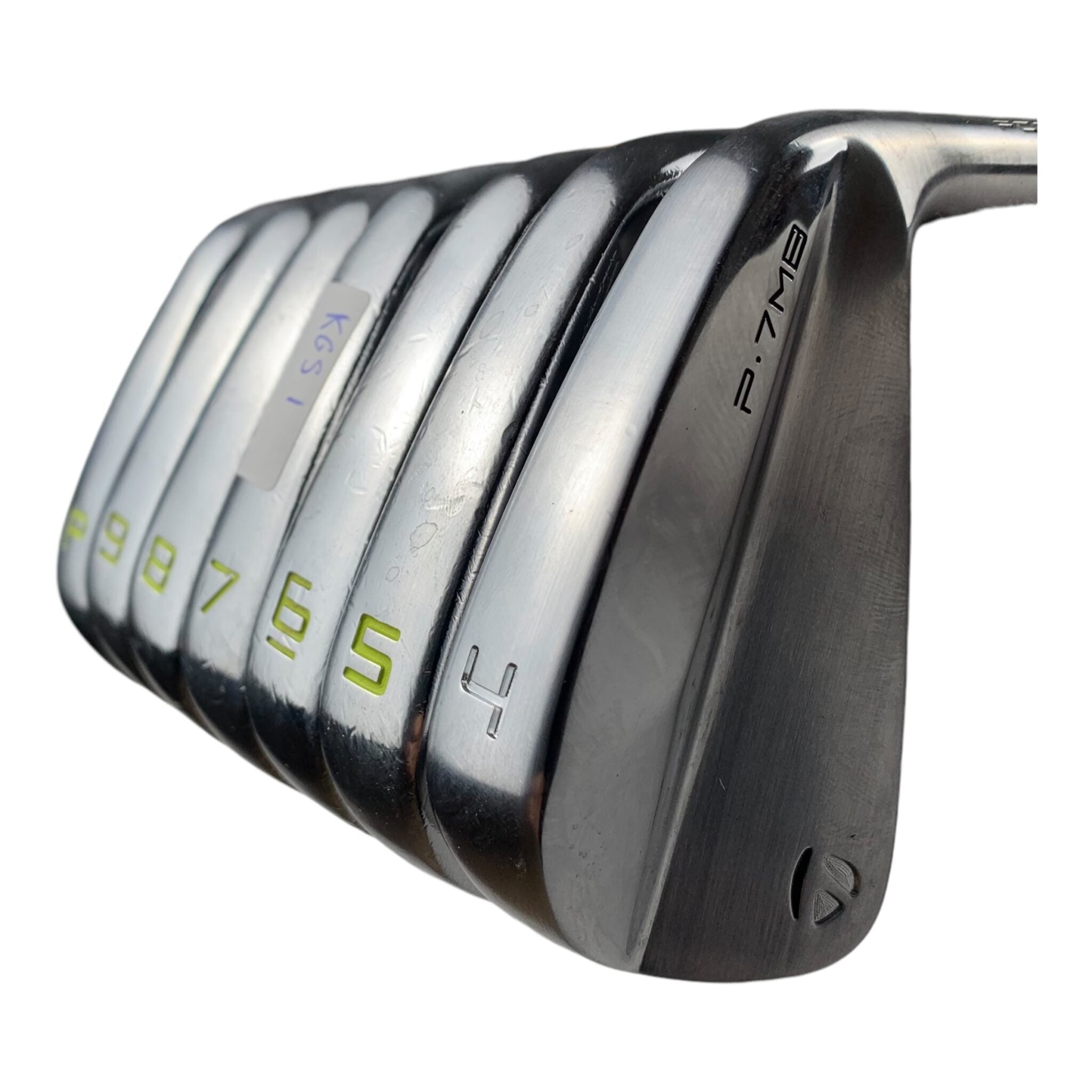 TaylorMade P7MB jernsæt / Flex X-Stiff / 4-P / Stål / Crossline Black Midsize Grip