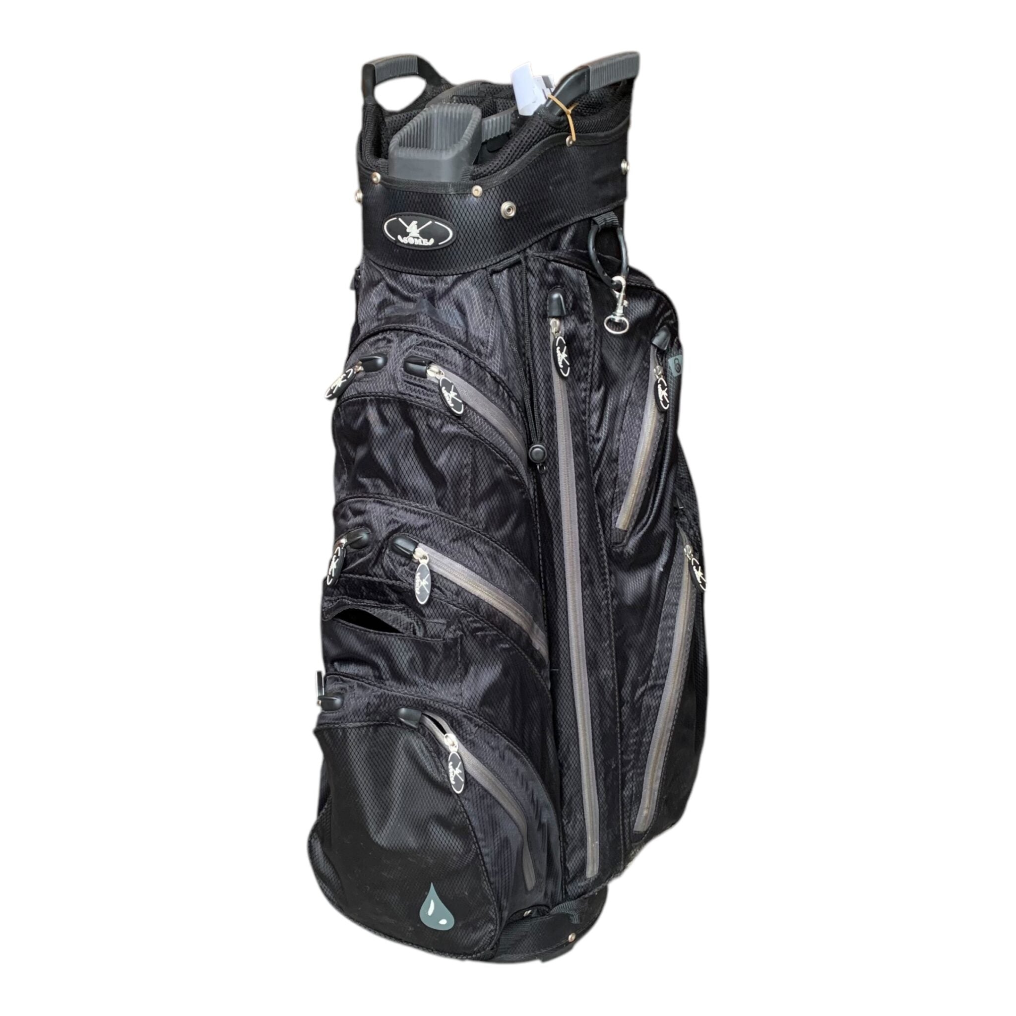 4-Some Waterproof Cartbag / Black / 13-Way