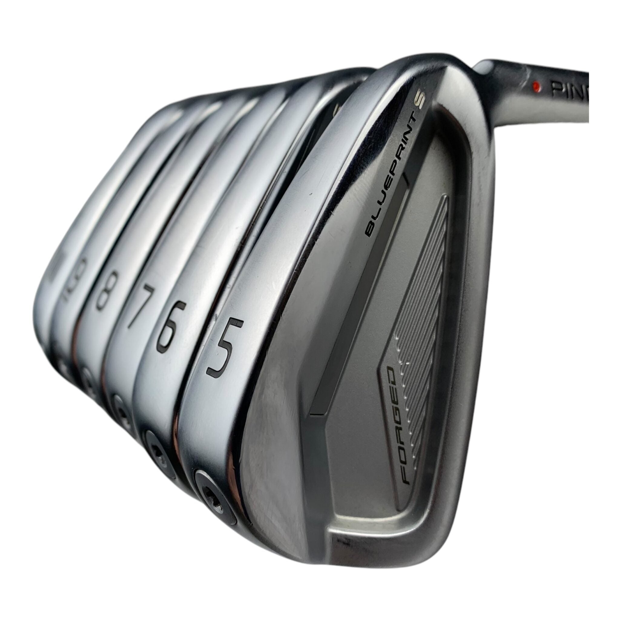 PING Blueprint S Jernsæt / Flex Regular / 5-PW  / Stål / Red Lie Dot