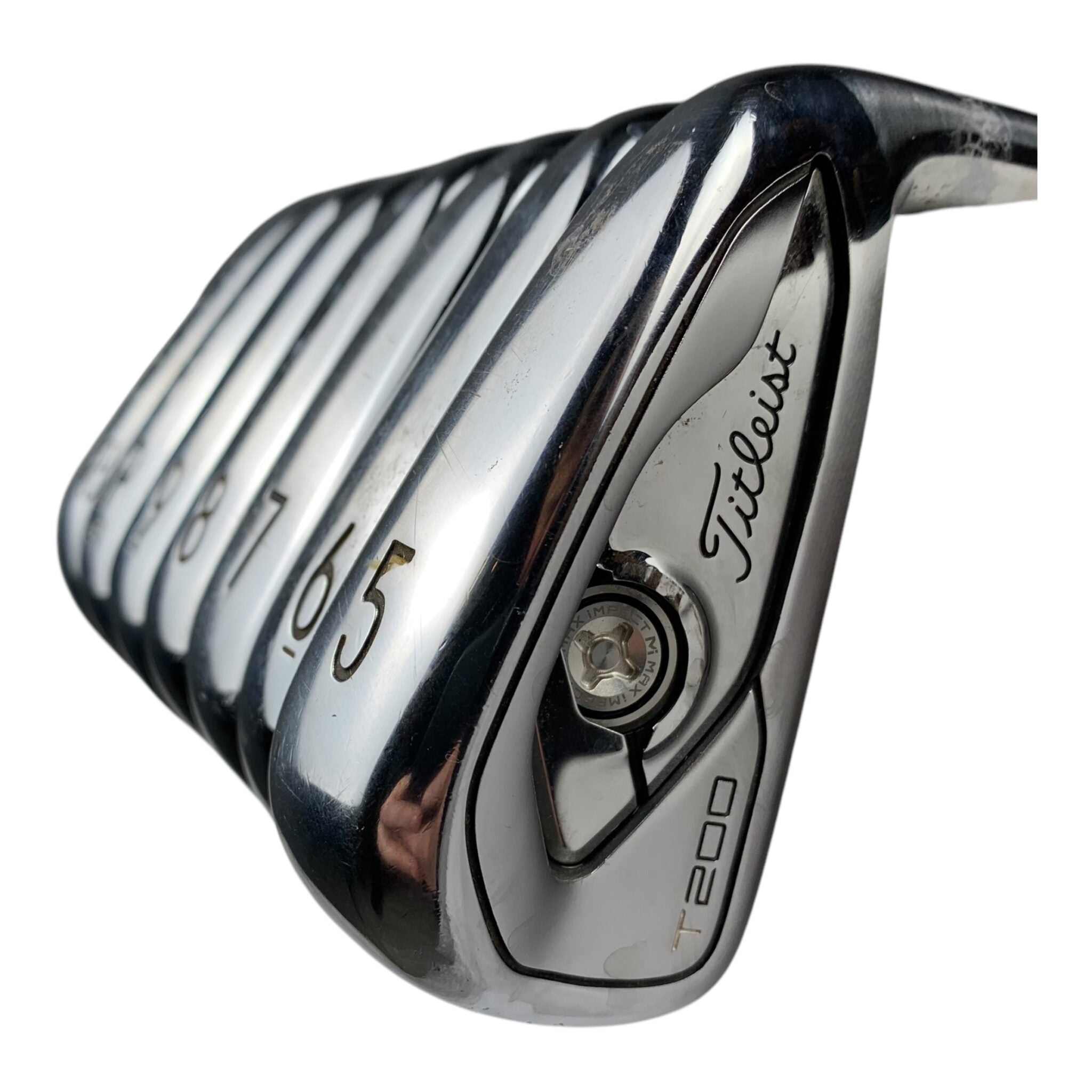 Titleist T200 Jernsæt / Flex Stiff / 5-P + 48'  / Stål