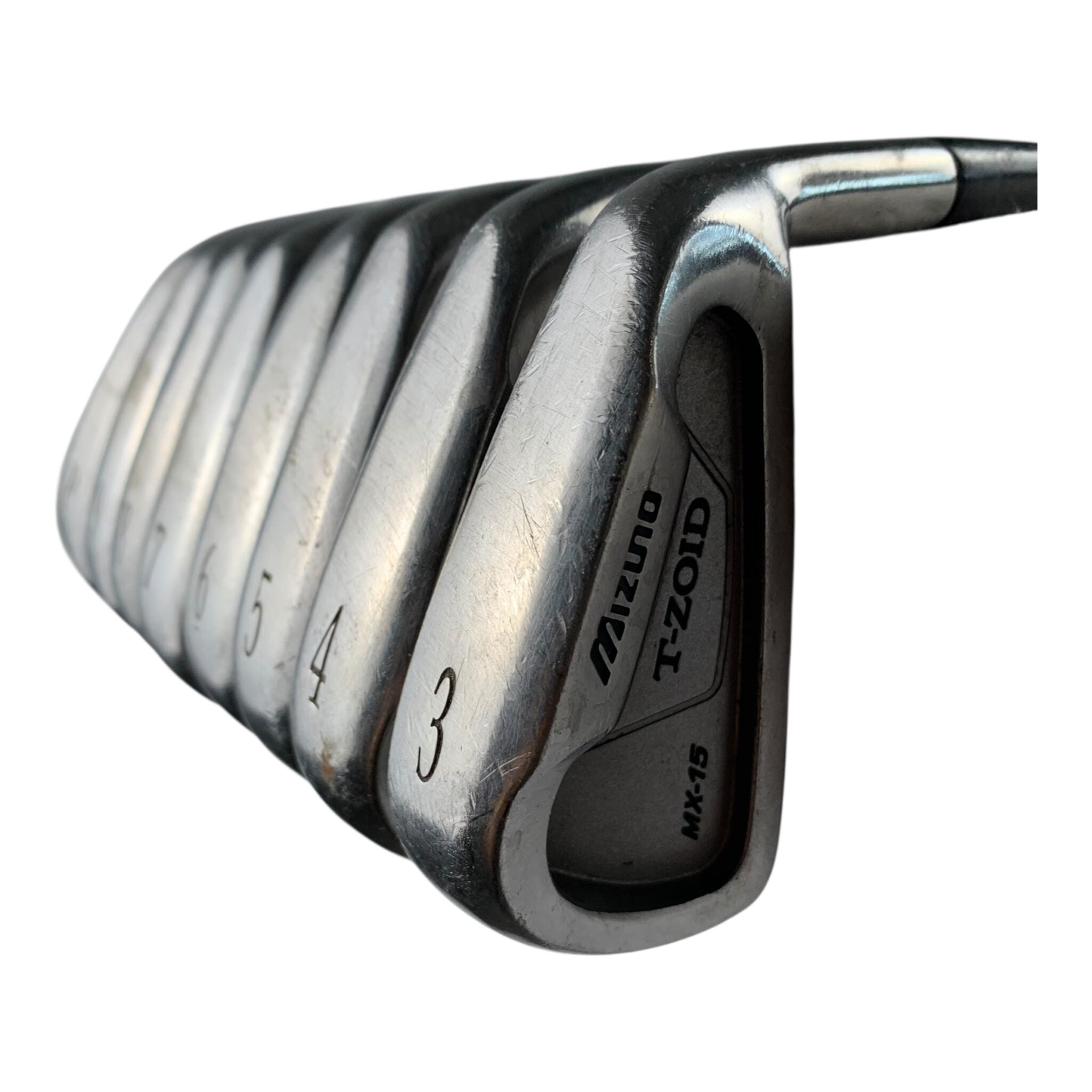 Mizuno T-Zoid MX-15 Jernsæt / Flex Stiff / 3-PW  / Stål