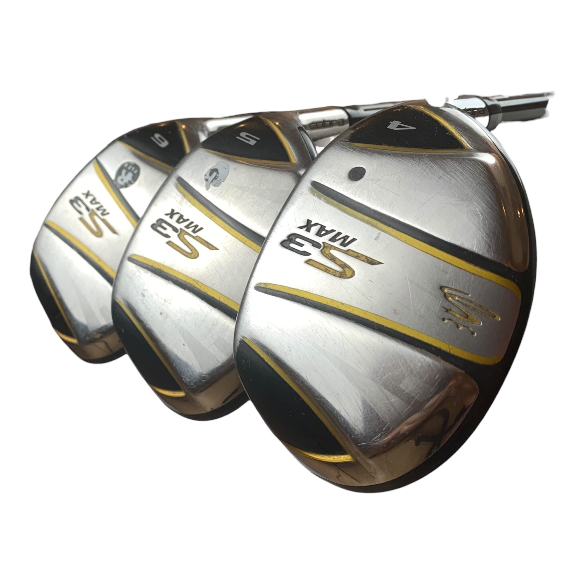 Cobra S3 Max Combo Jernsæt / Flex Regular / 4H+5H+6H+7-PW+S / Grafit