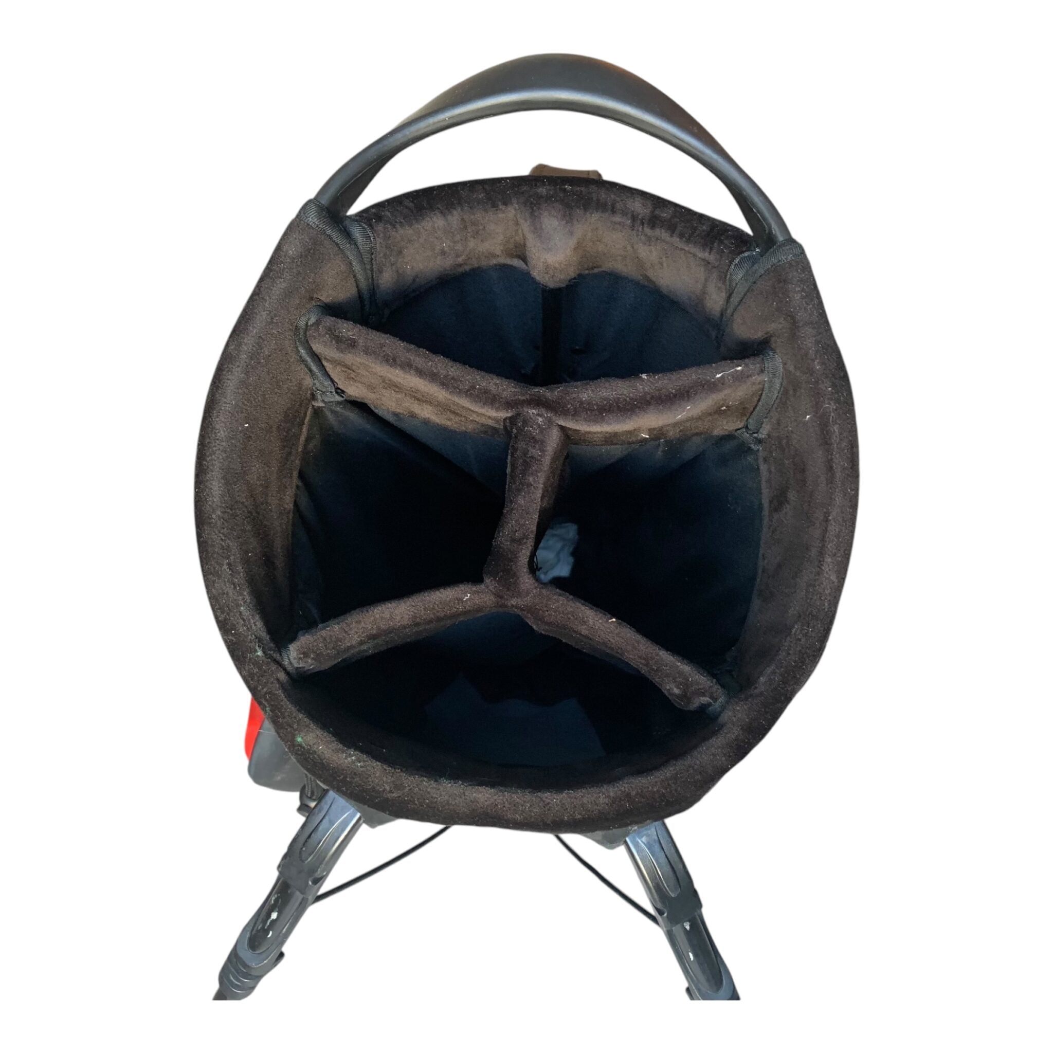 Taylormade Stealth Tour standbag - Rød/Sort // 4 Rum // Inkl. Regncover - SOM NY