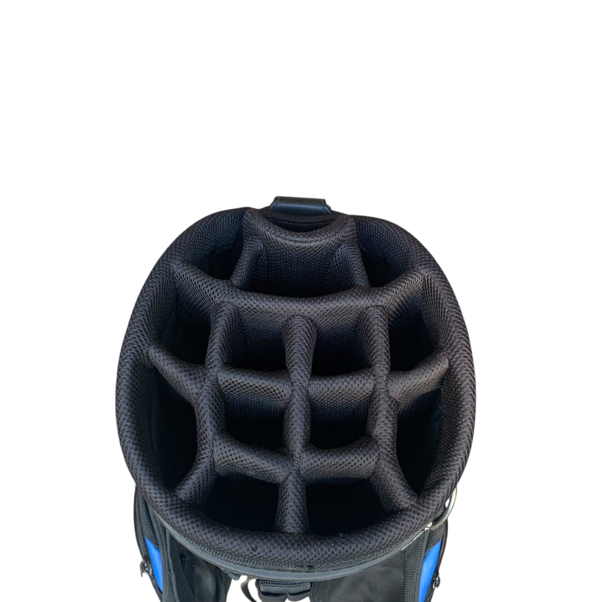 Cobra Cartbag - Black/Blue / 14 Rum / W. Raincover