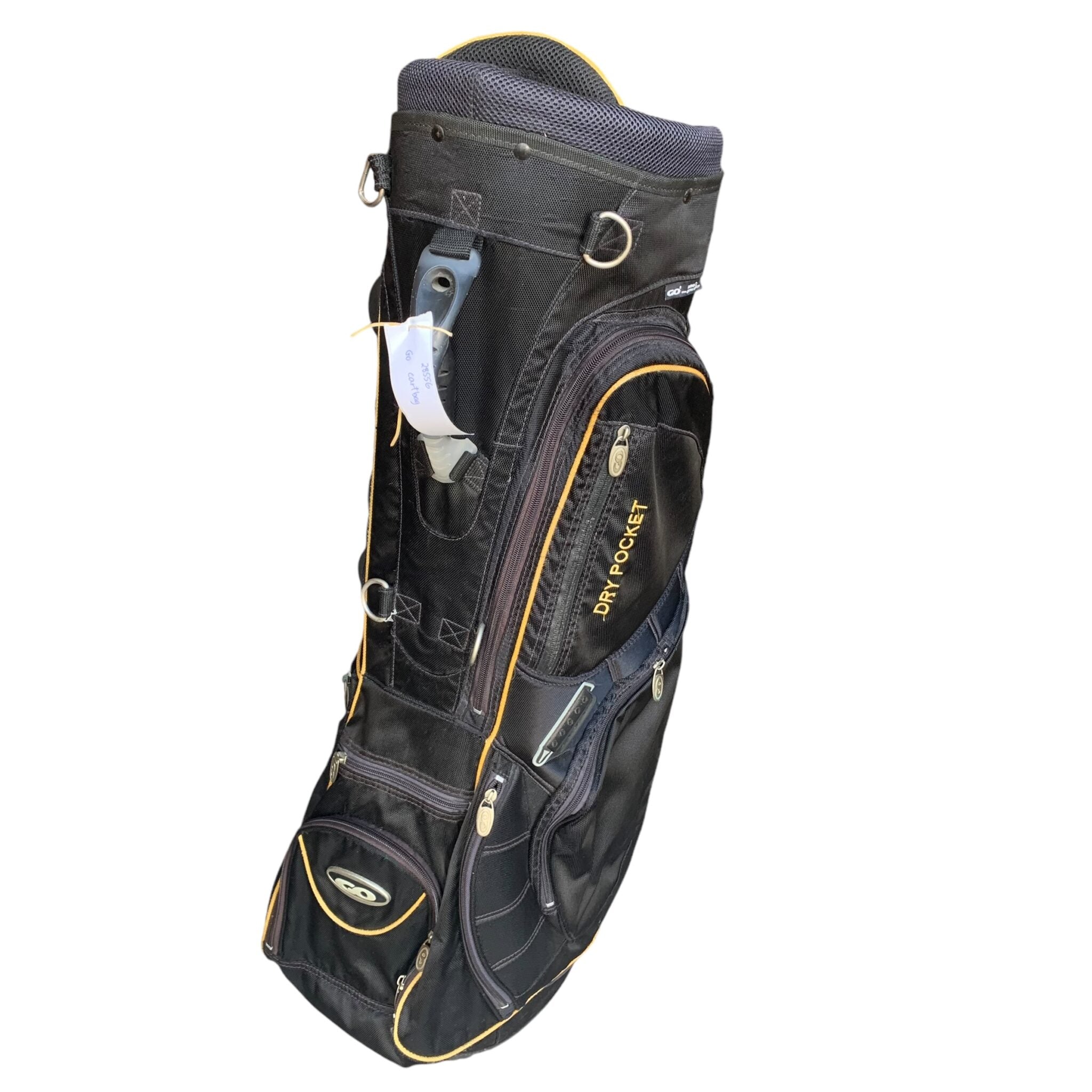 Golf Copenhagen Fairway Cartbag / Black/Orange / 7 Rum