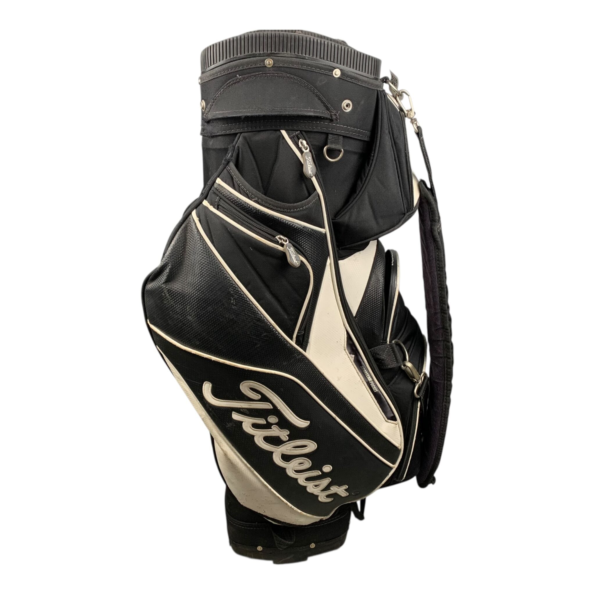 Titleist Cartbag / Black/White / 14 Rum