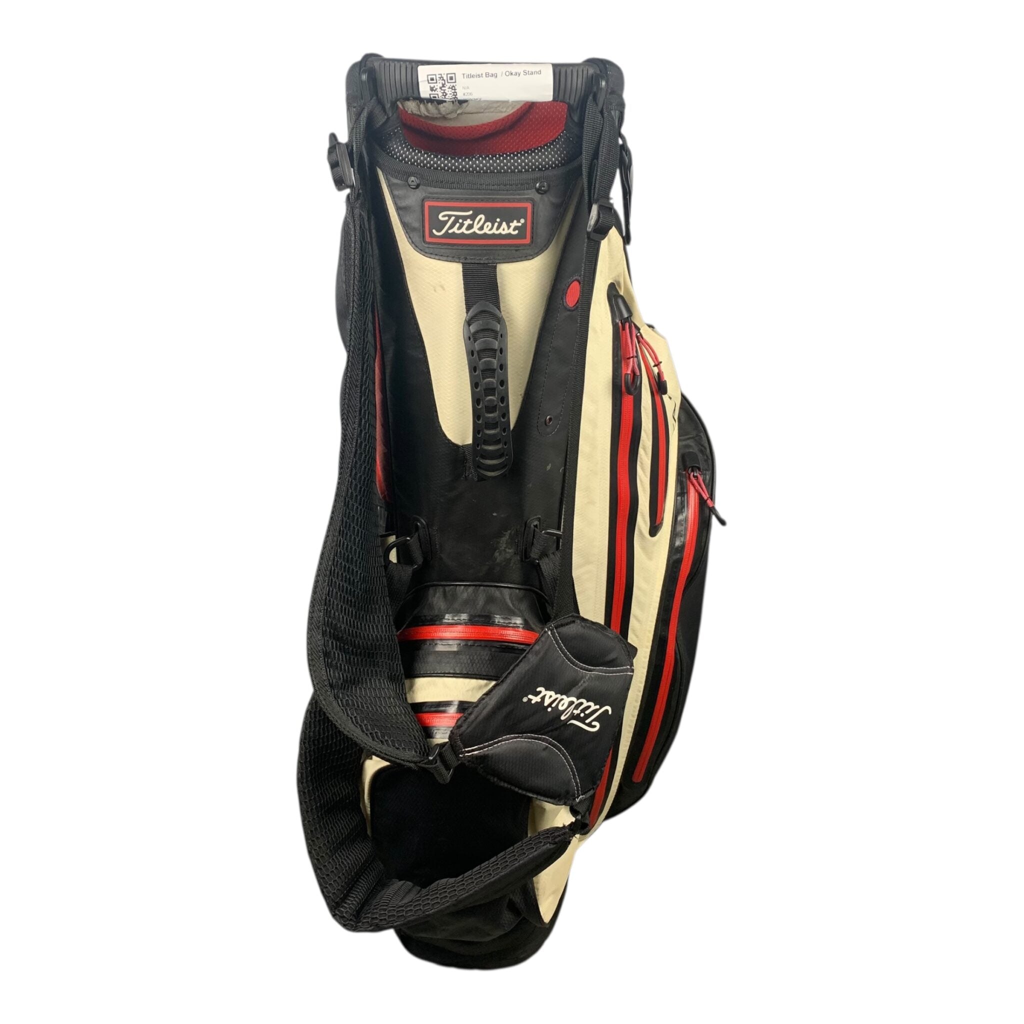 Titleist Stadry Standbag / Red/White/Black / 4-Rum