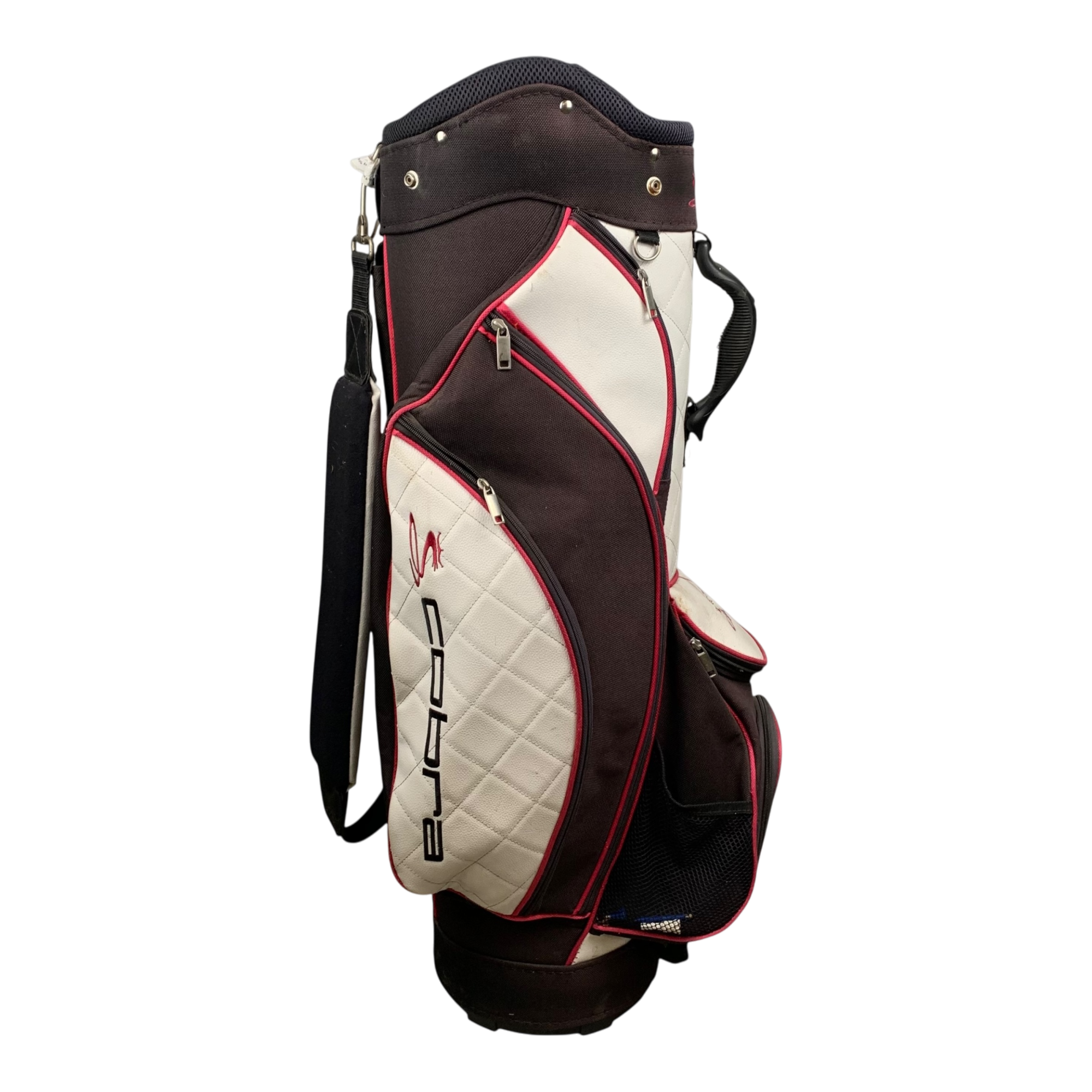 Cobra Cart Bag / 8-Way / Black galleri billede 2 - brugt golf udstyr i god stand