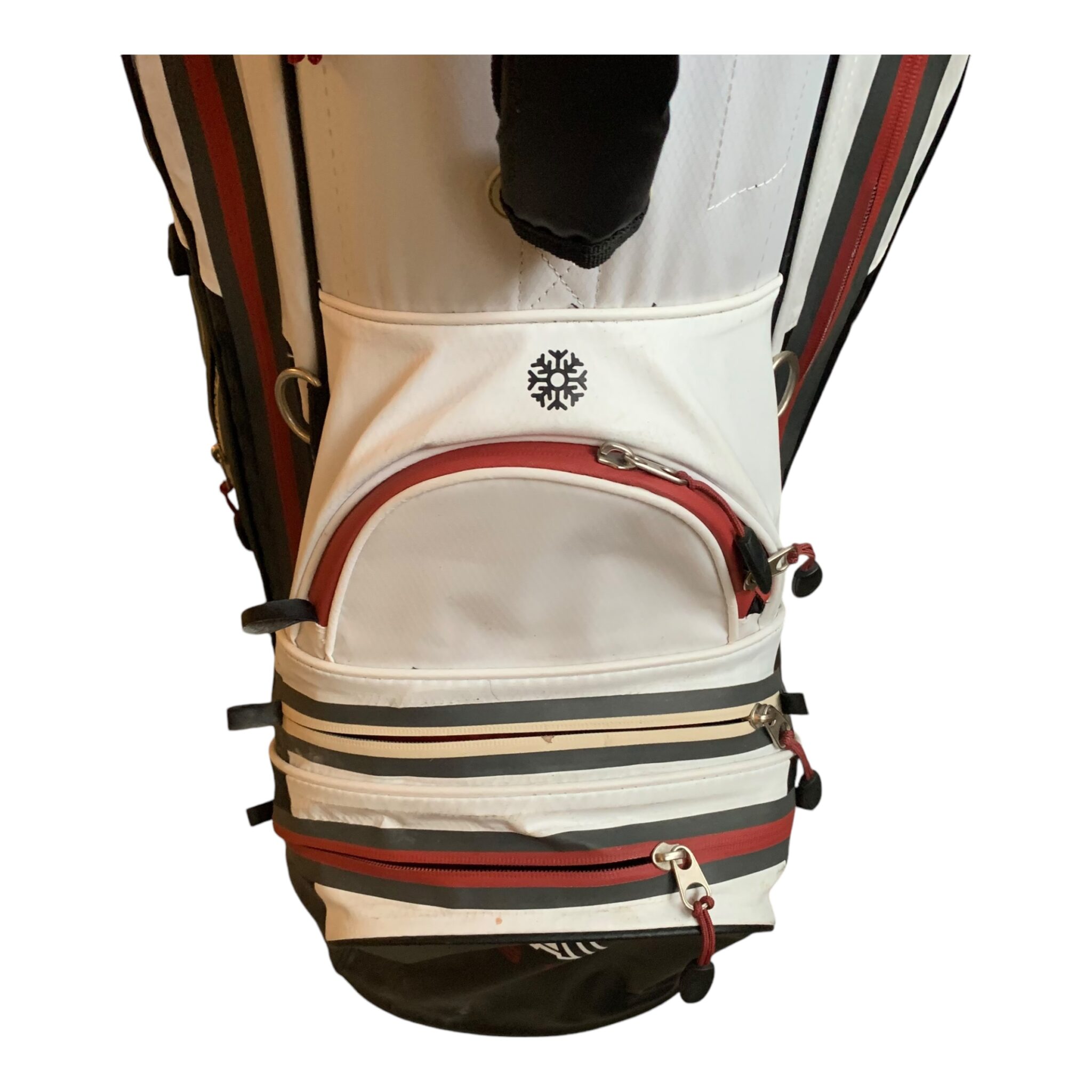 Big Max Aqua Tour 4 / Hvid/Sort/Bordeux / 14 Rum / Inkl. Regncover