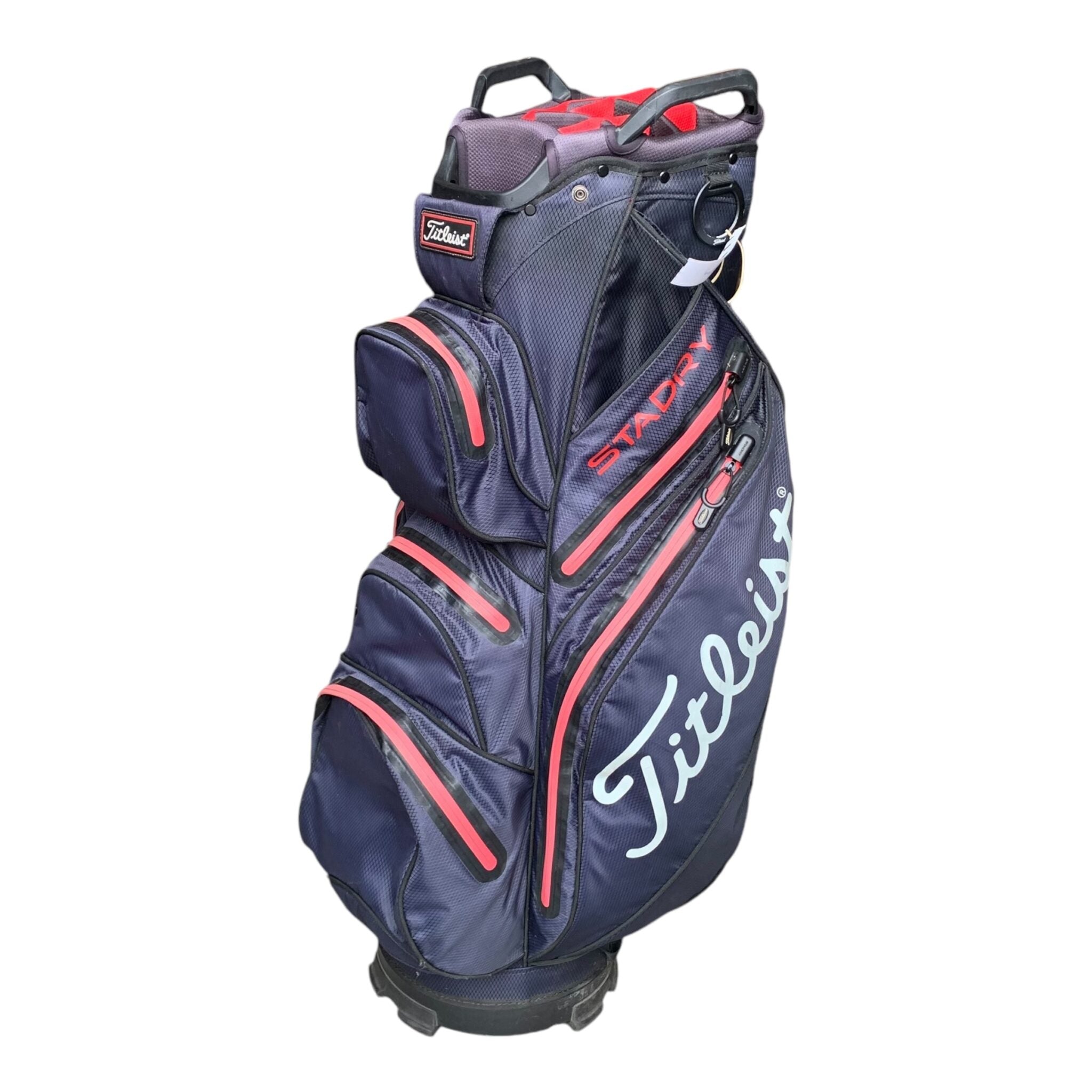Titleist StaDry Cartbag / 14 Rum / W. Raincover
