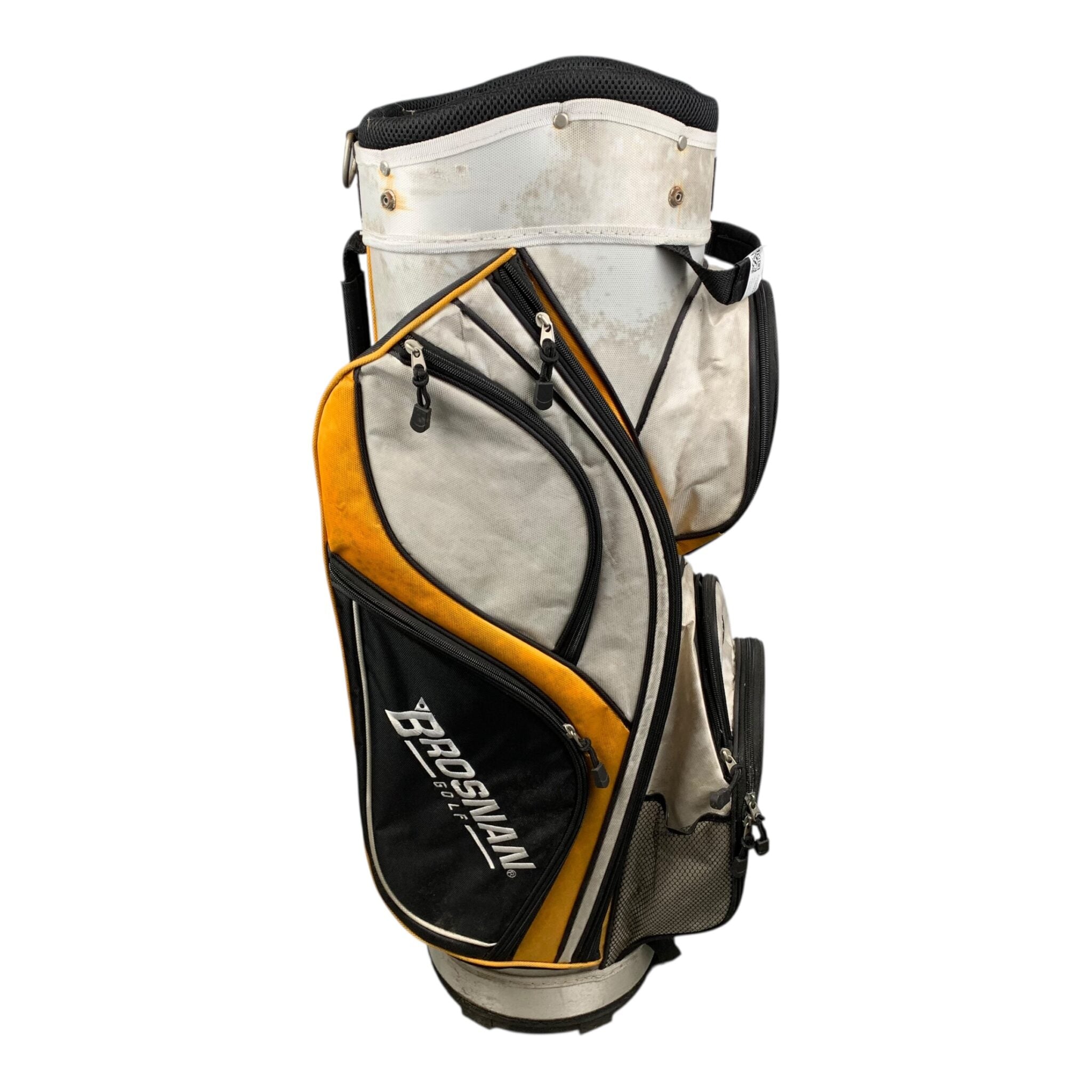 Brosnan Cartbag / White/Yellow/Black / 14 Rum