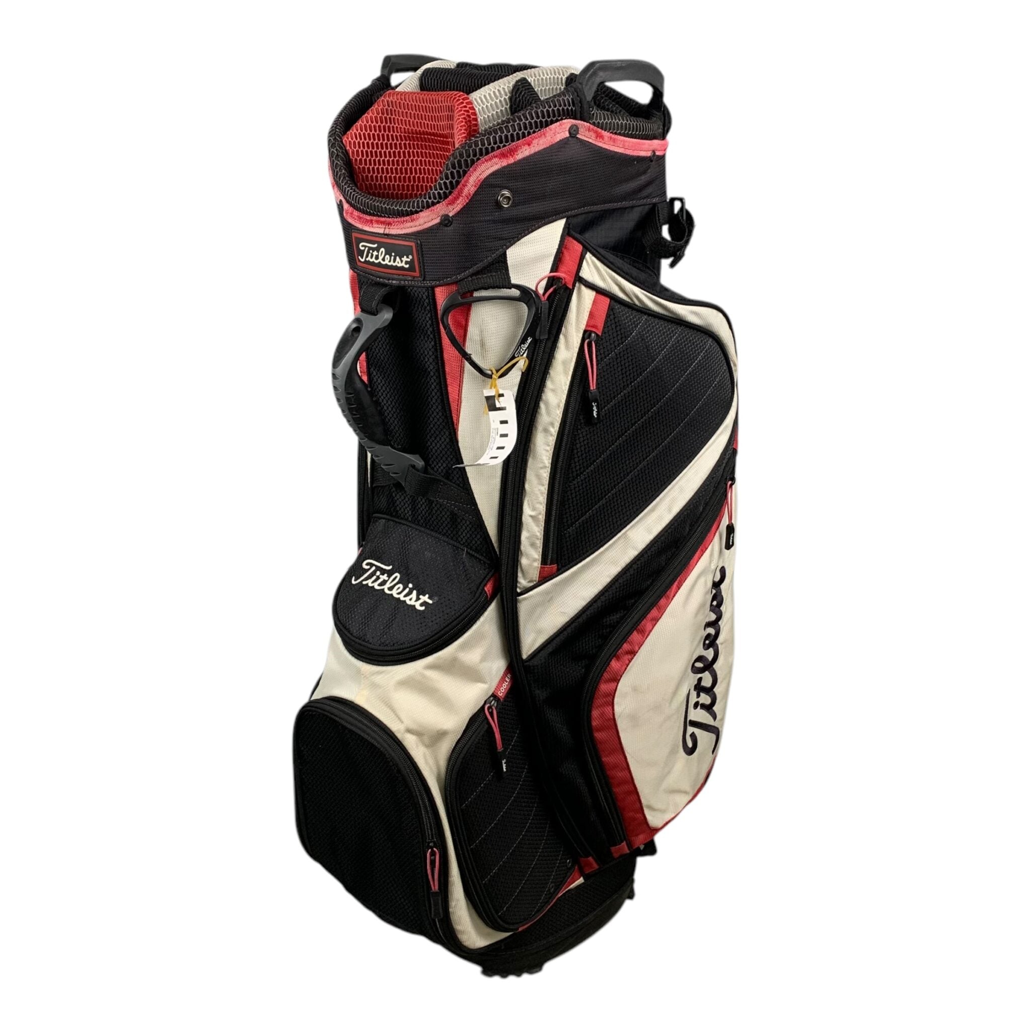 Titleist CartBag / Black/White/Red / 14 Rum