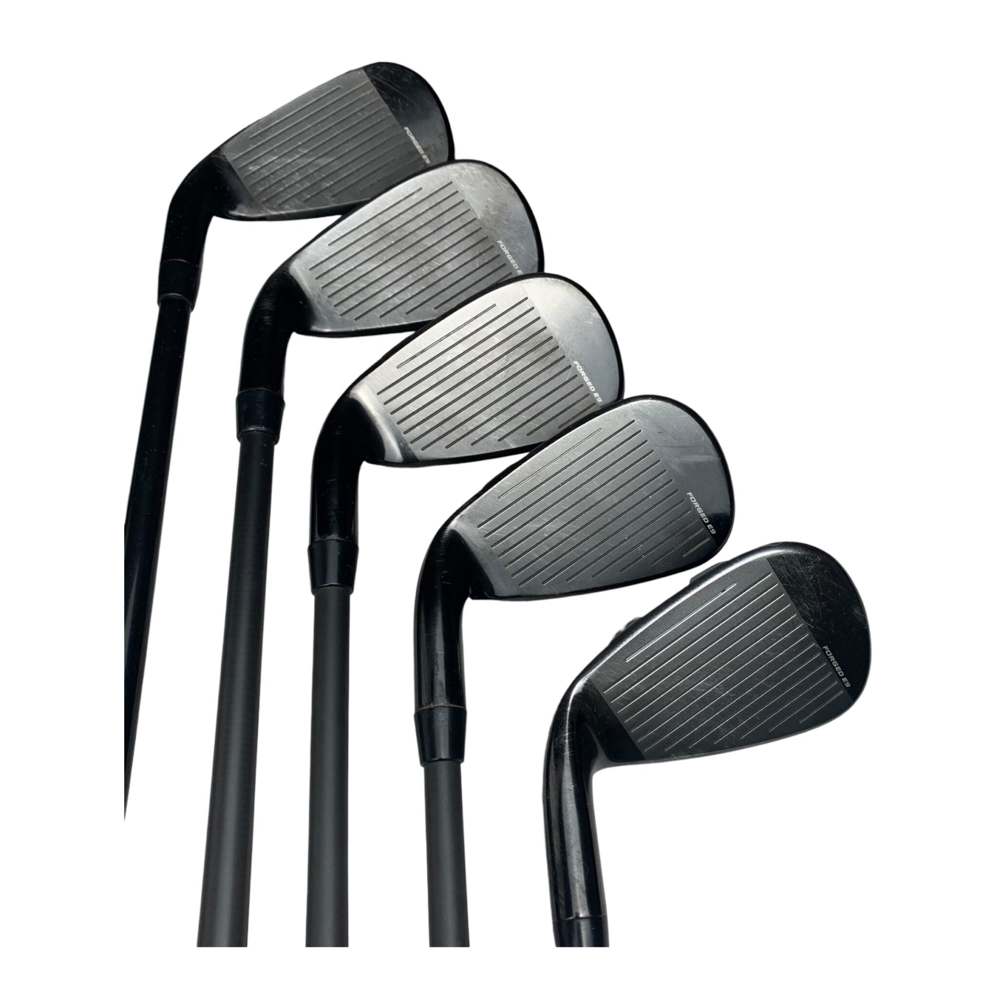 Cobra T Rail jernsæt / Flex A (Senior) / 4H+5-PW / Grafit / Længde +0,25"