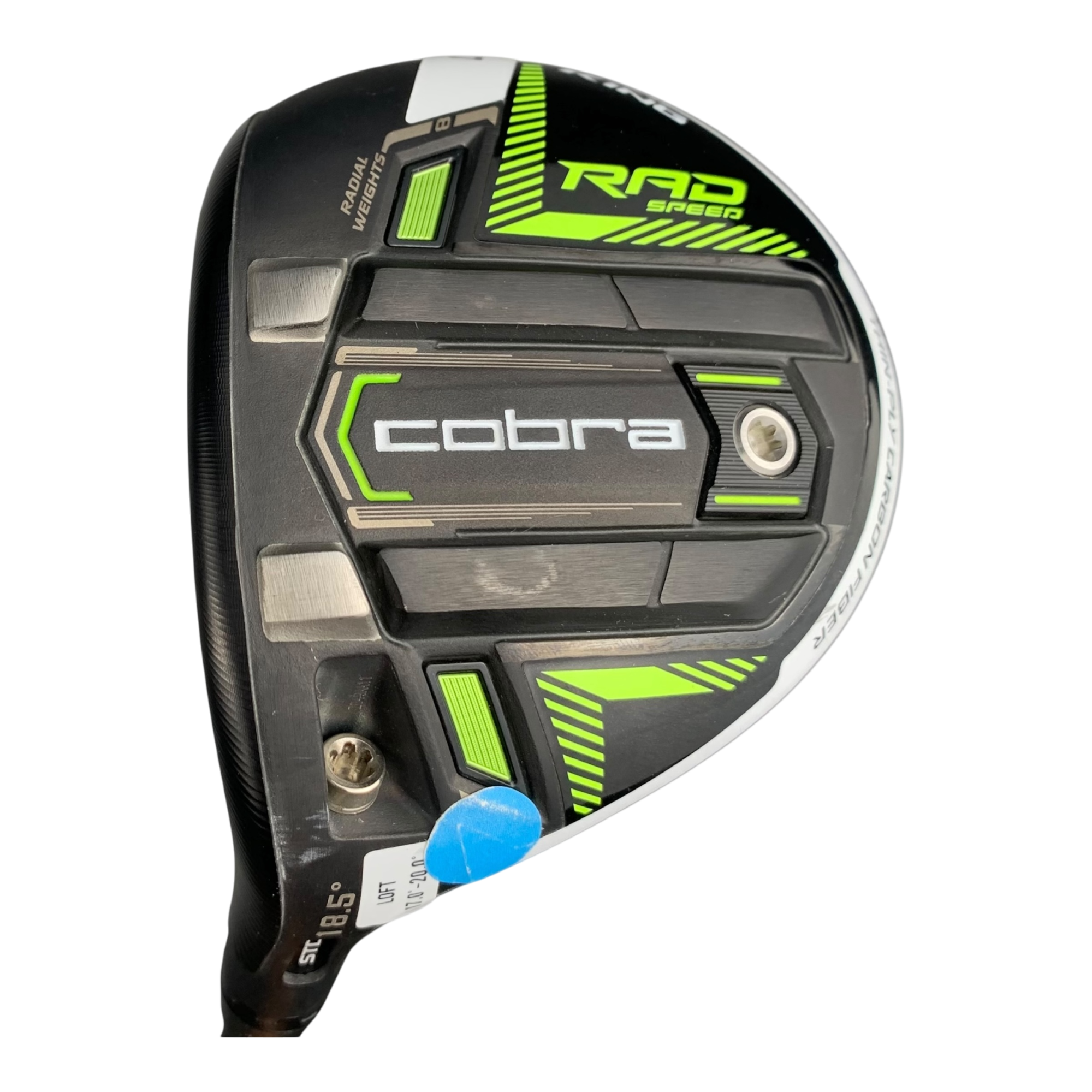 Cobra Radspeed Fairway Wood / Flex Regular / Grafit / #5/18,5 Venstre hovedbillede - brugt golf udstyr i god stand