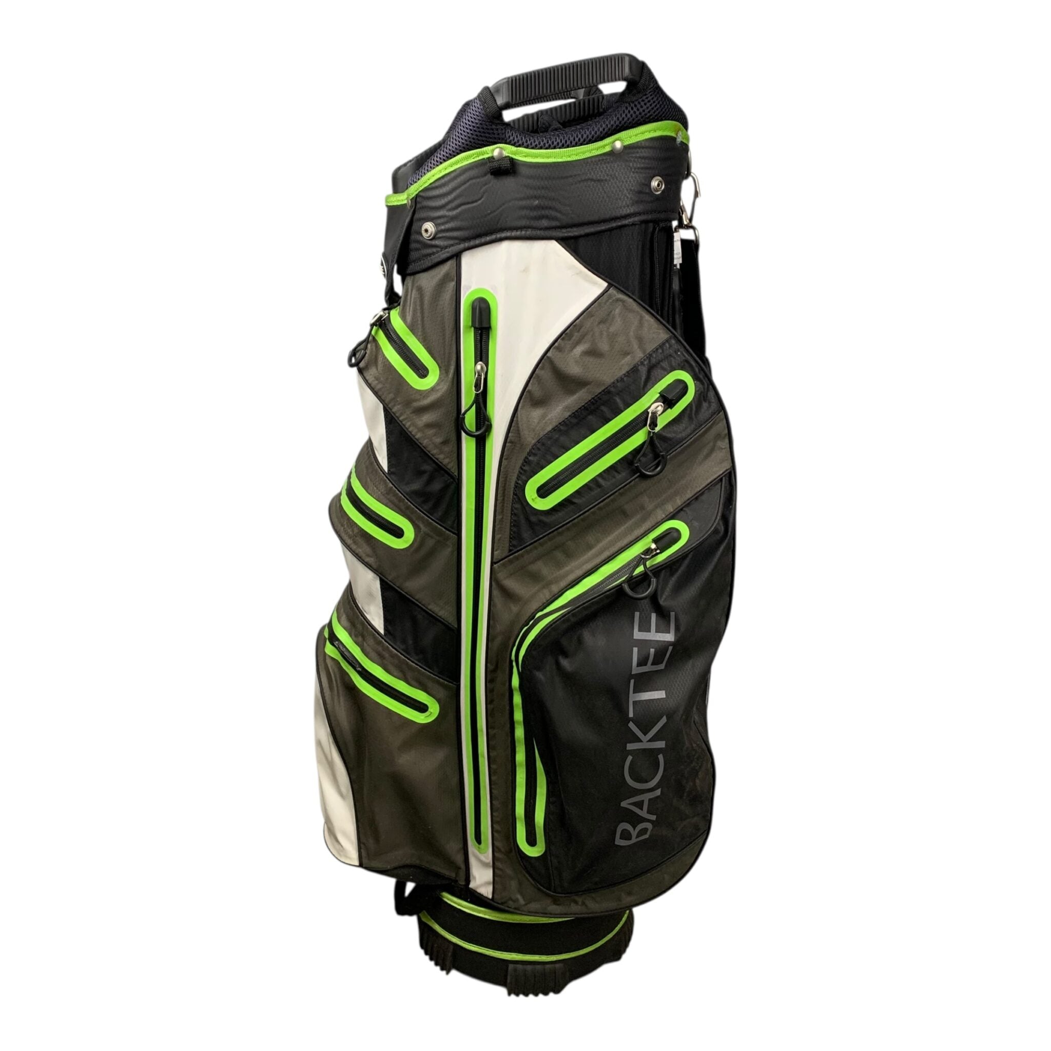 BackTee Cartbag / Black/Green / 14-Rum