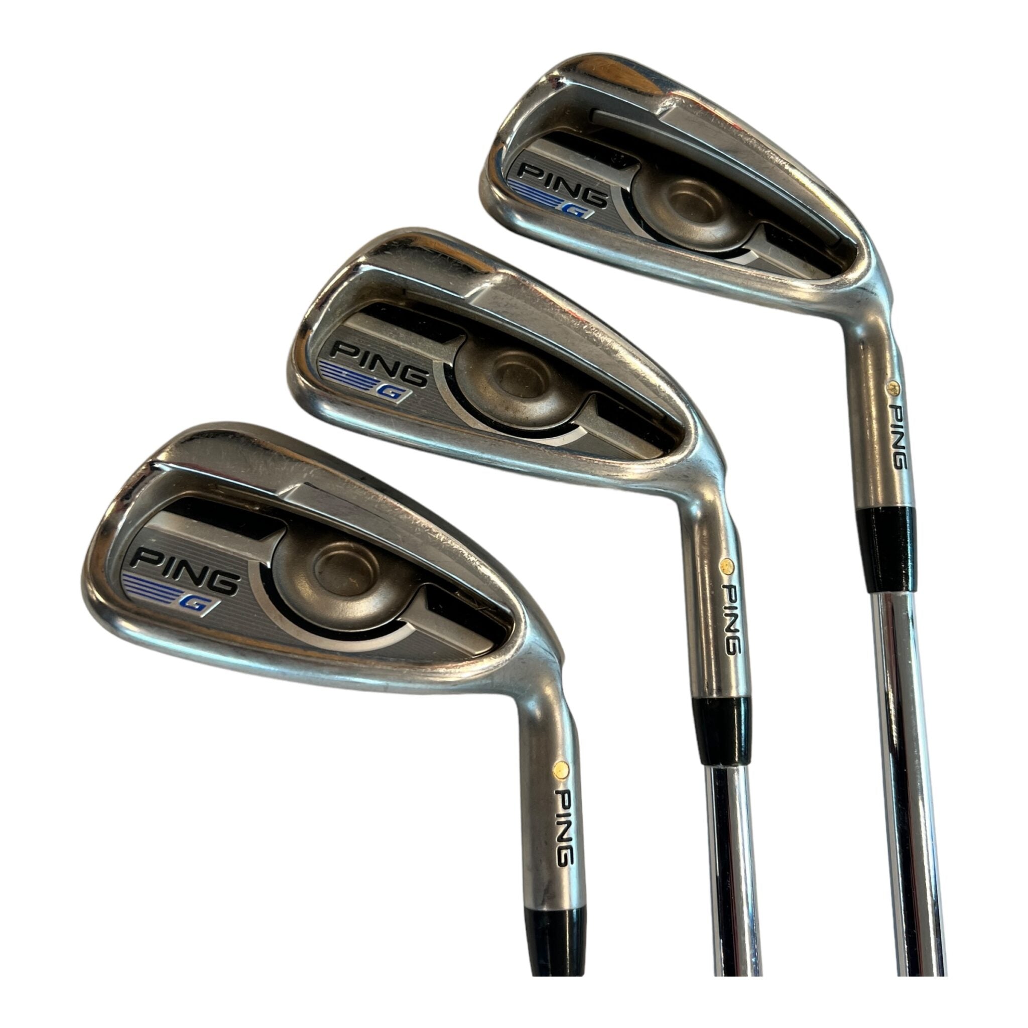 Ping G jernsæt / Flex Regular / 6-PW + U / Stål / Gold Dot