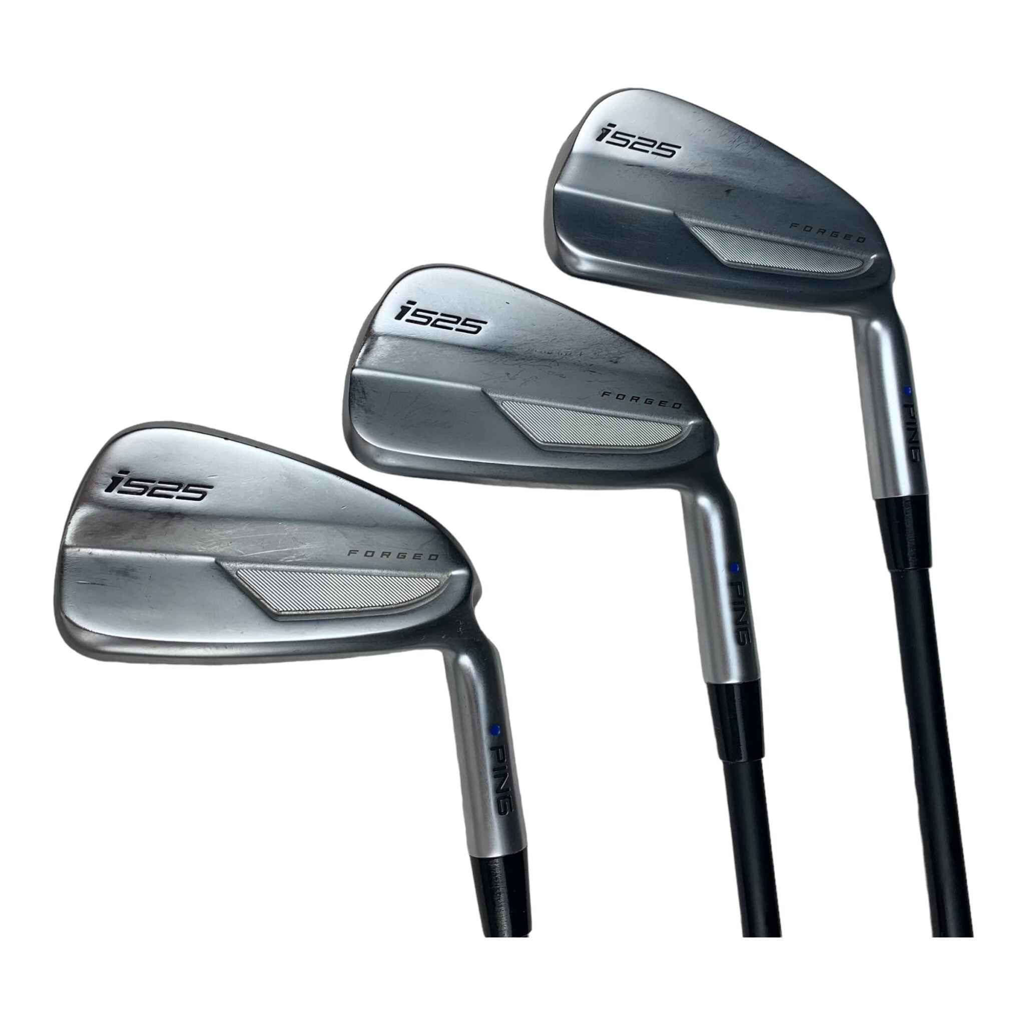 Ping i525 jernsæt / Flex A (Senior) / 5-PW / Grafit / Lie = Blue Dot (1 Upright)