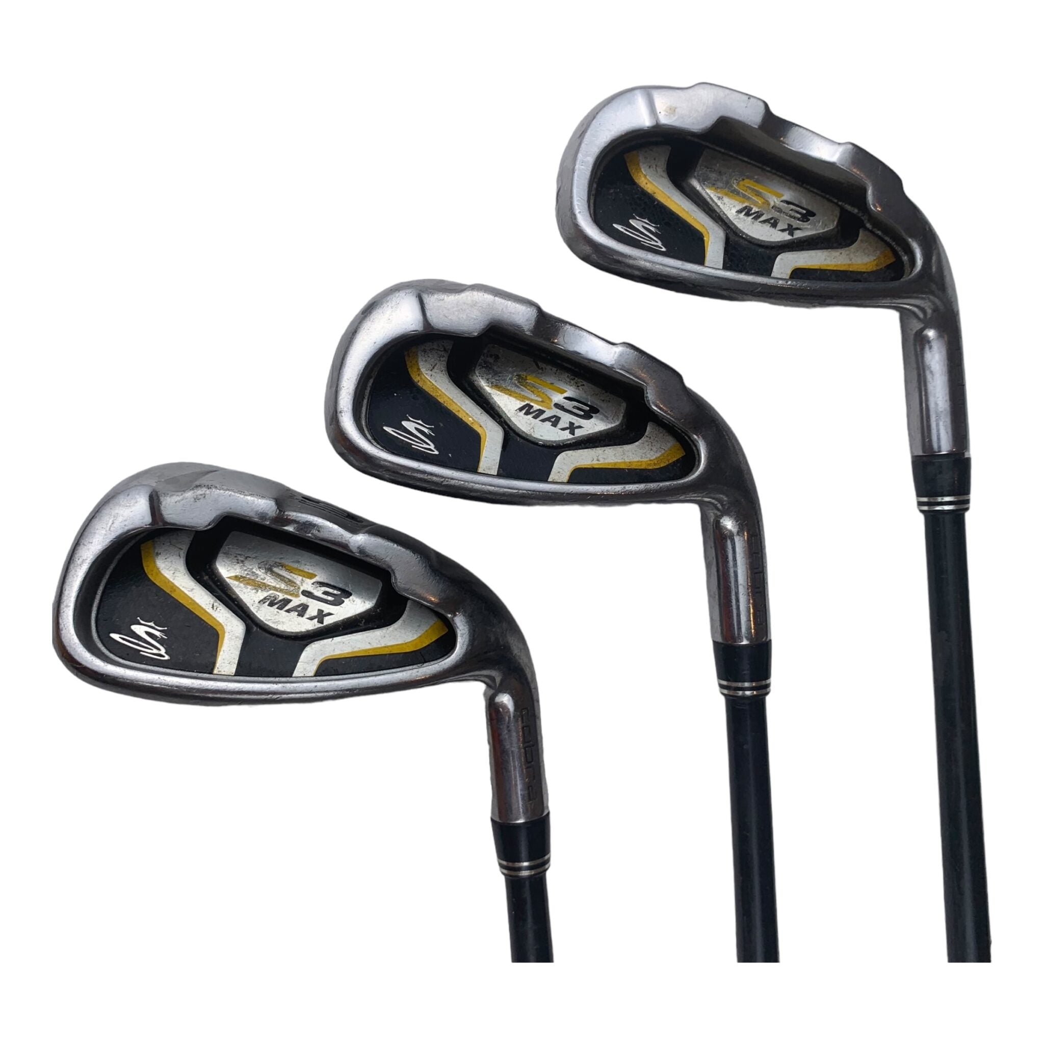 Cobra S3 Max Combo Jernsæt / Flex Regular / 4H+5H+6H+7-PW+S / Grafit