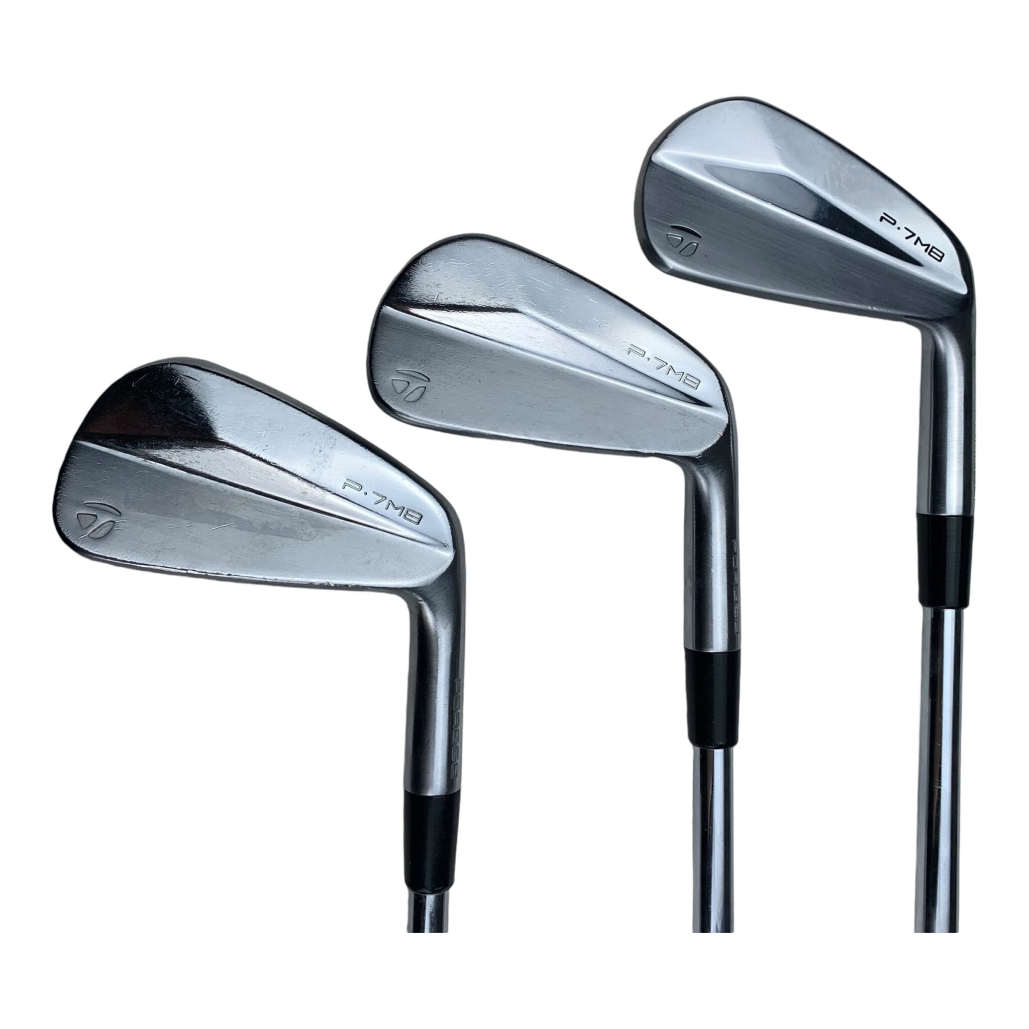 TaylorMade P7MB jernsæt / Flex X-Stiff / 4-P / Stål / Crossline Black Midsize Grip