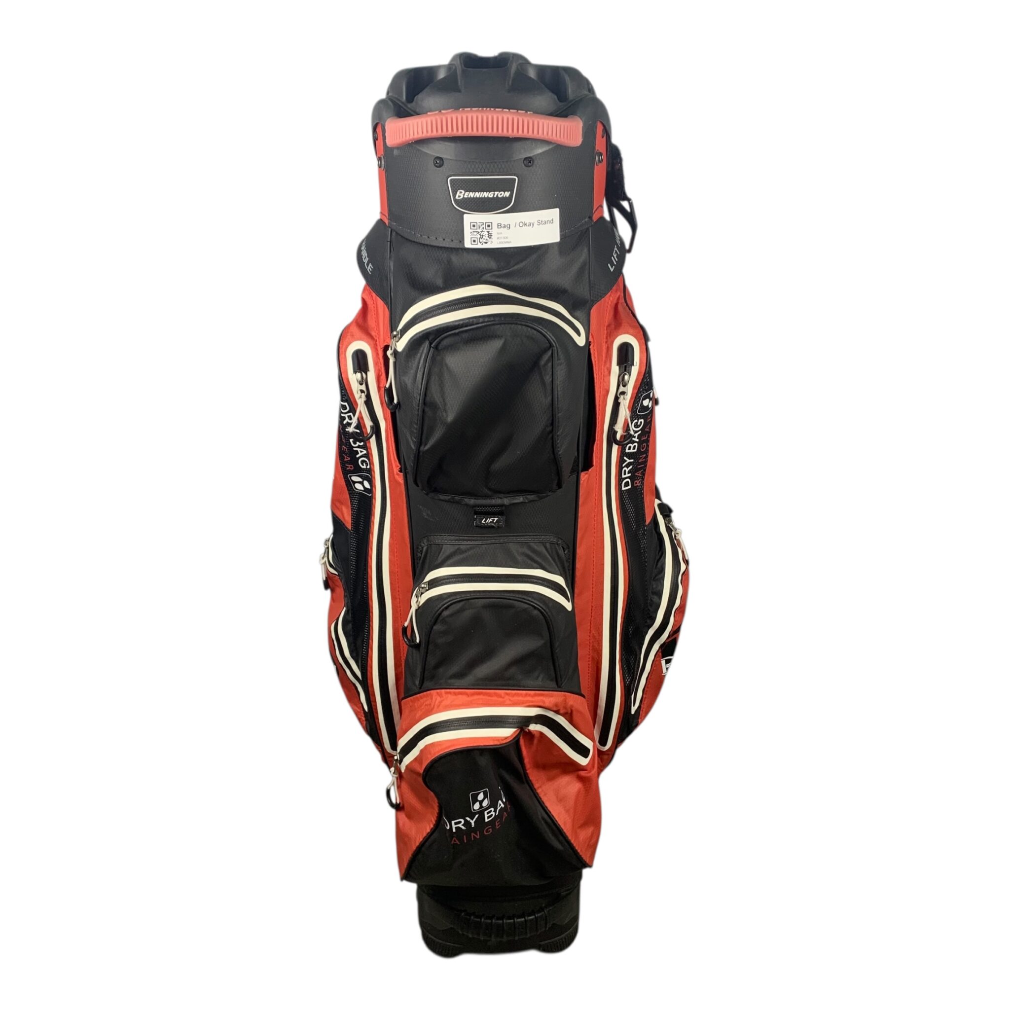 Bennington Drybag Raingear Cartbag / Red/Black / Divider-Top