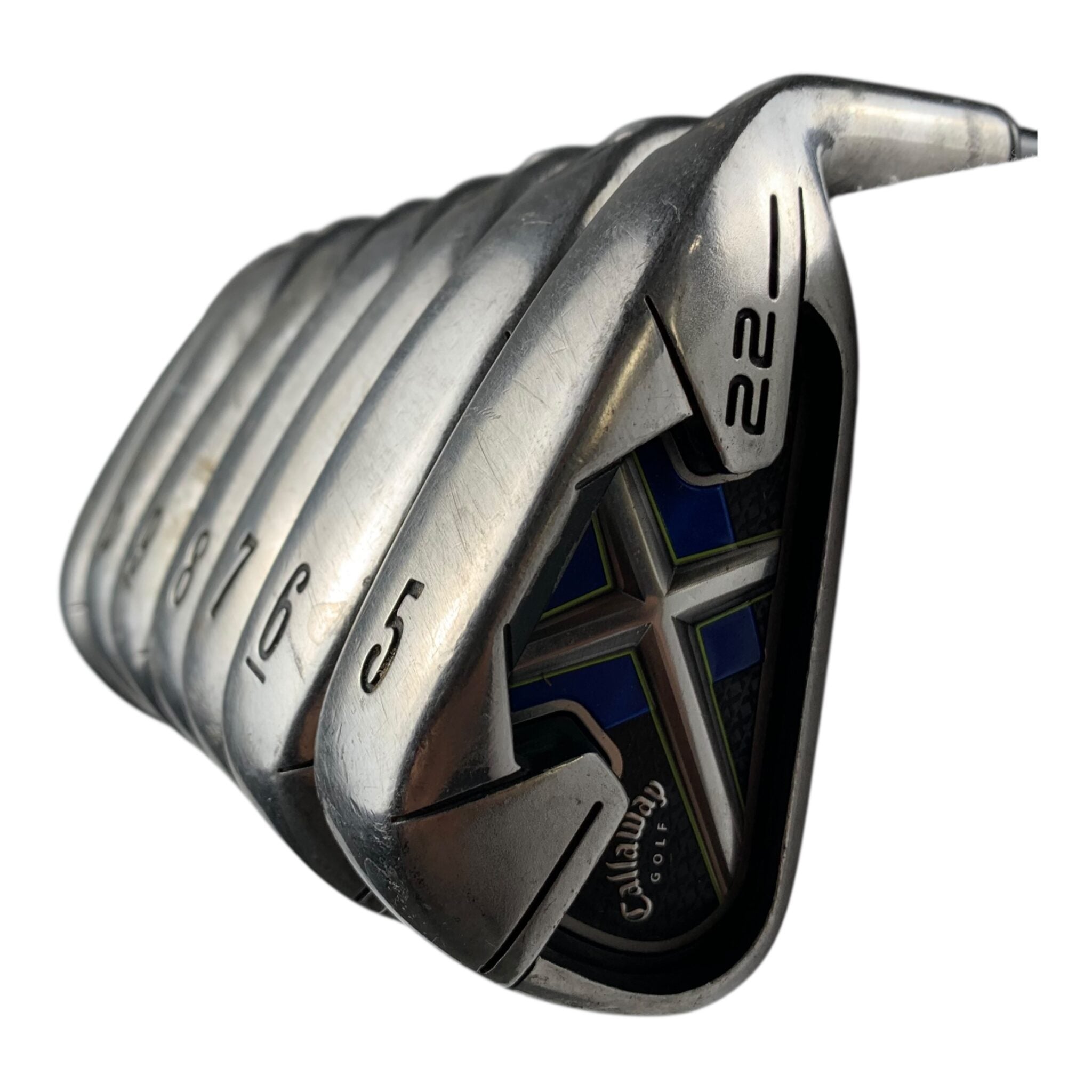 Callaway X-22 Jernsæt / Flex A-flex / 5-SW  / Grafit